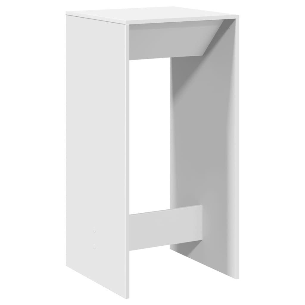 vidaXL Esstisch Bartisch Weiß 51x50x103,5 cm Holzwerkstoff (1-St)