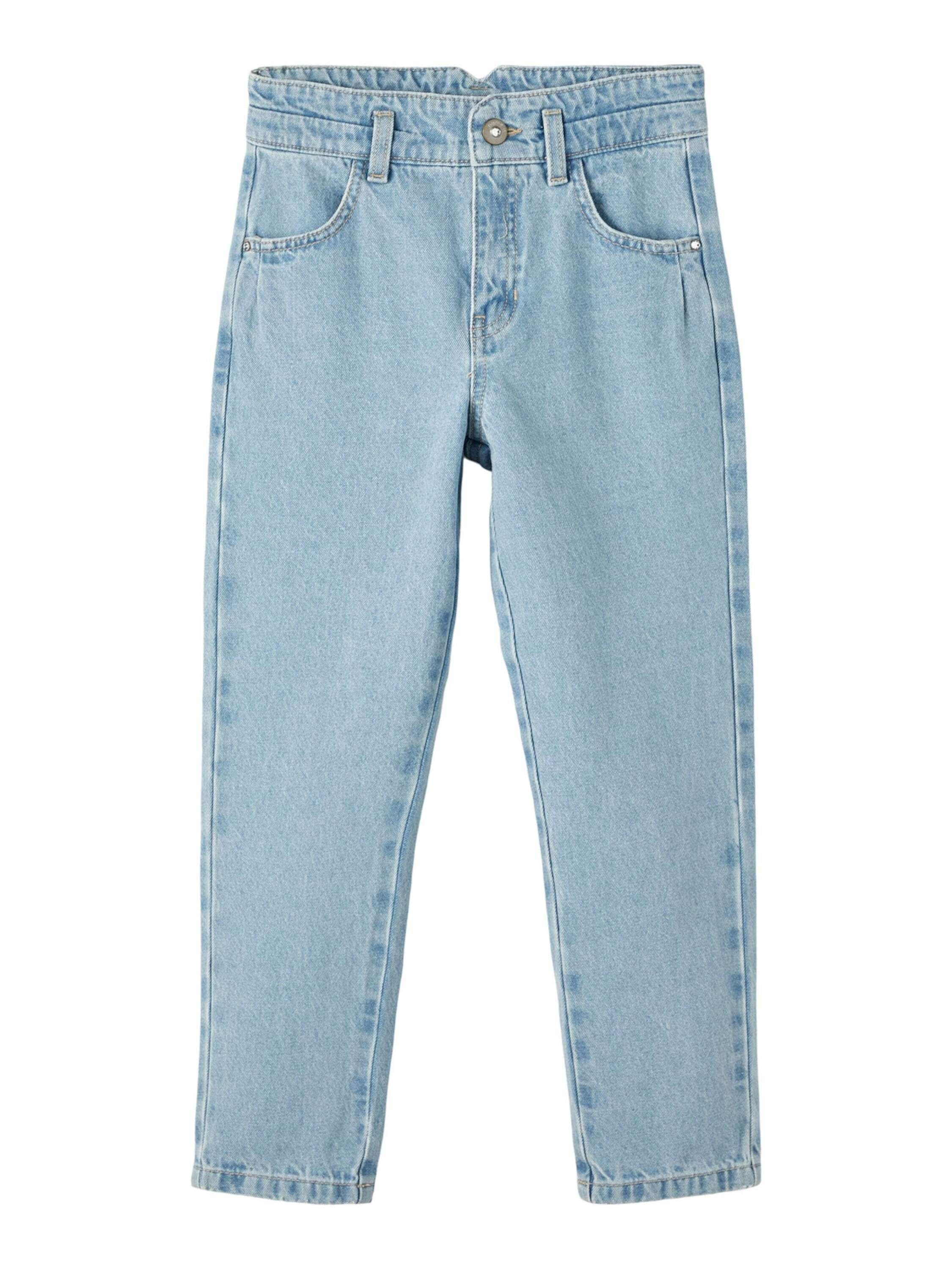 It Name (1-tlg) blau Loose-fit-Jeans Details Bella Plain/ohne