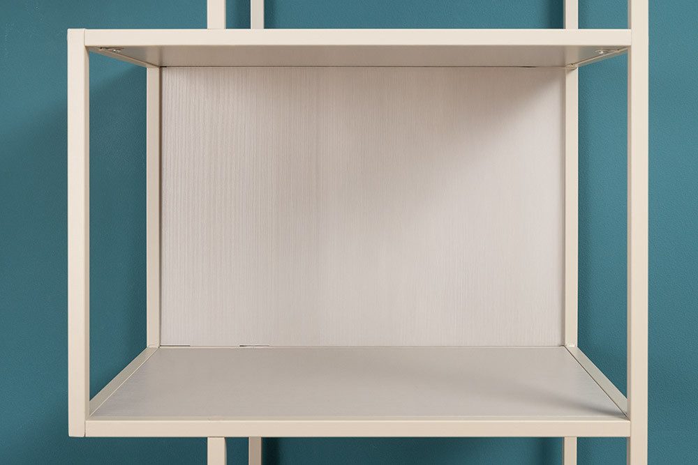 riess-ambiente Bücherregal SLIM LINE 185cm champagner beige Metall · Raumteiler mit 6 Regalböden, Einzelartikel 1-tlg., Standregal fürs Wohnzimmer/Schlafzimmer  – Bild 4 von 5