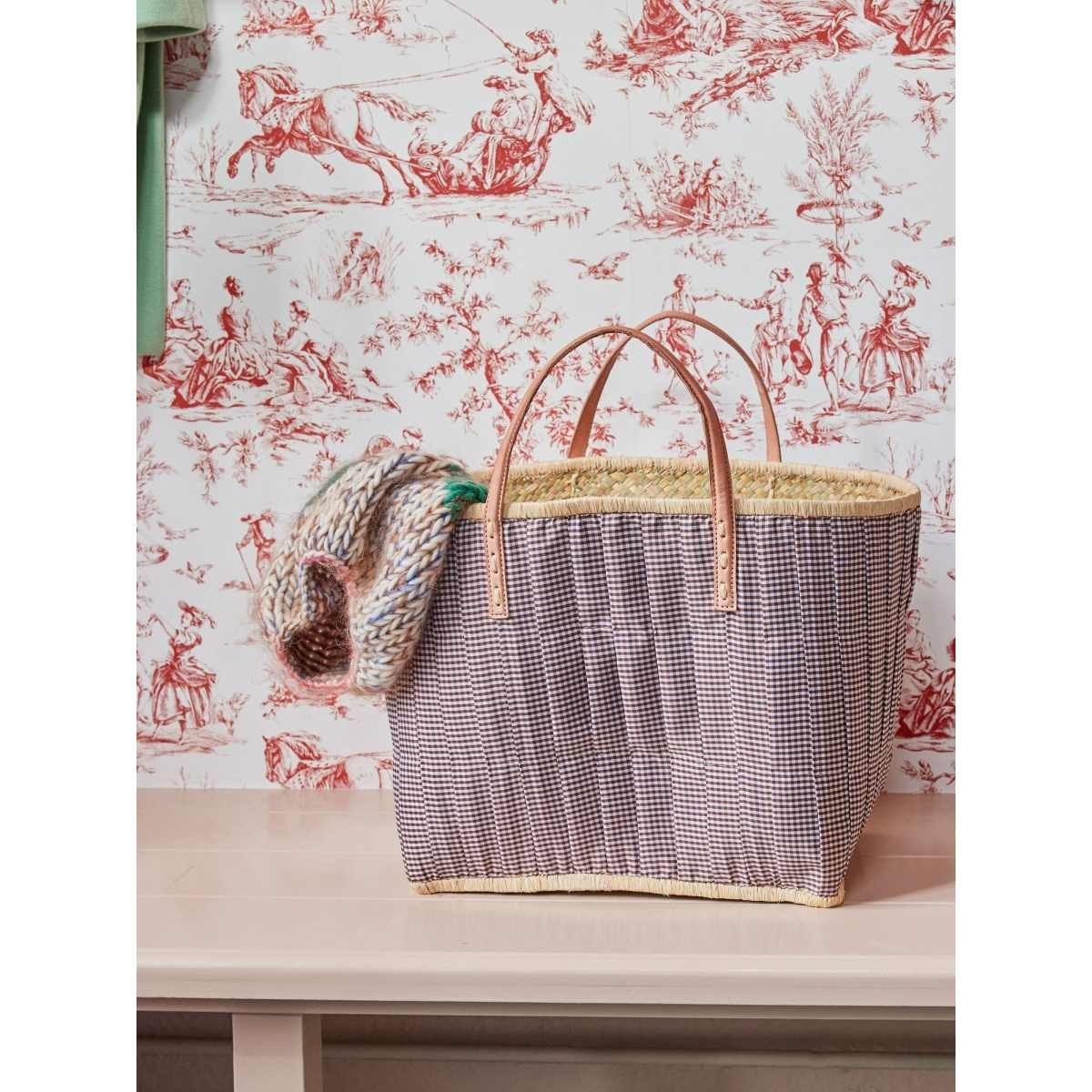 rice Einkaufsshopper Raffia SHOPPER Braun L Einkaufstasche