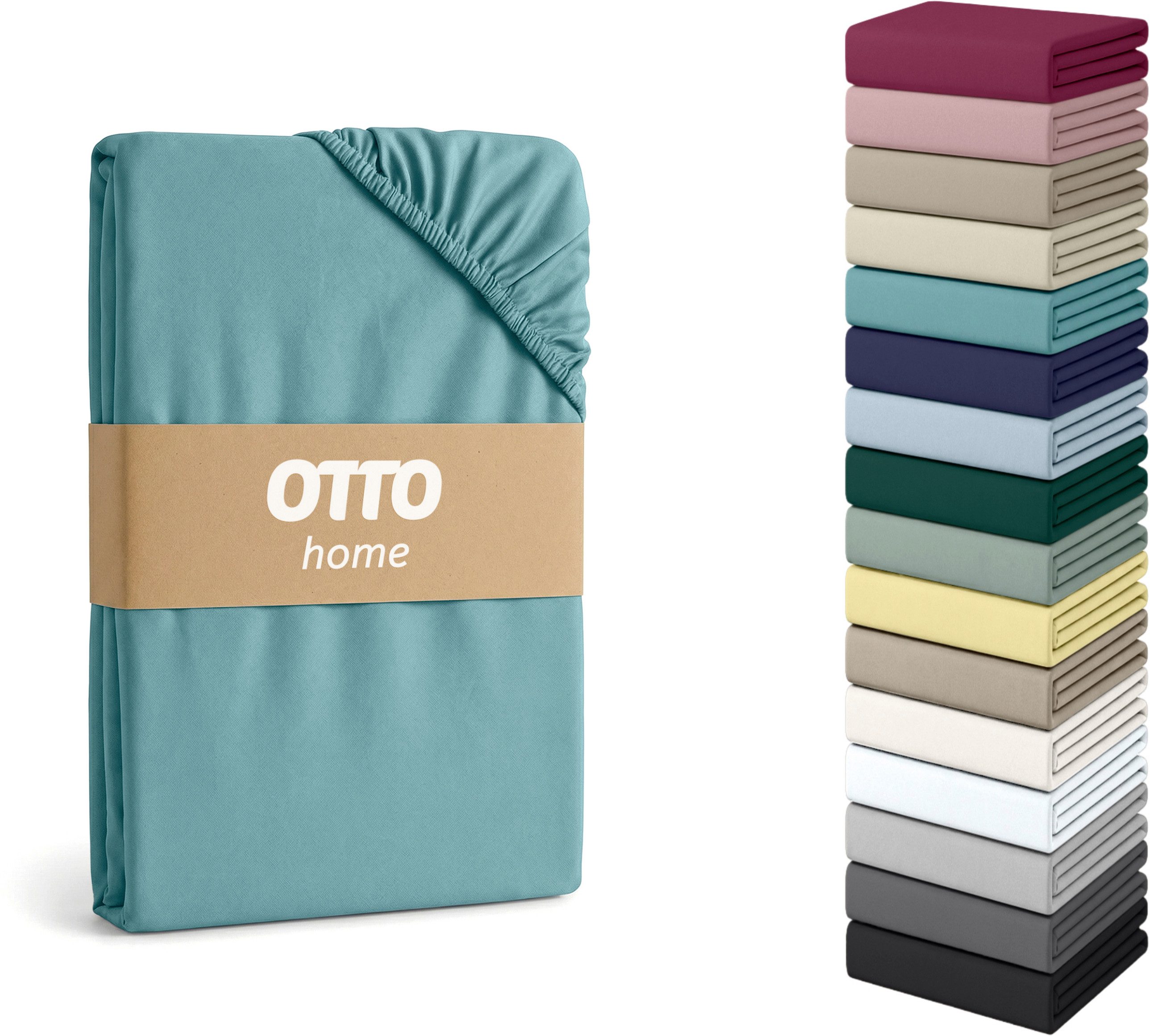 OTTO home Spannbettlaken Physalis Topper COMFORT, Jersey-Elasthan, Gummizug: rundum, (1 Stück), bis 10 cm Höhe, Bettlaken, Laken, in Comfort & Premium Qualität