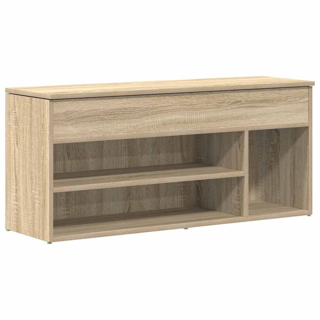 vidaXL Schuhregal Schuhbank Sonoma-Eiche 102x30,5x45 cm günstig online kaufen
