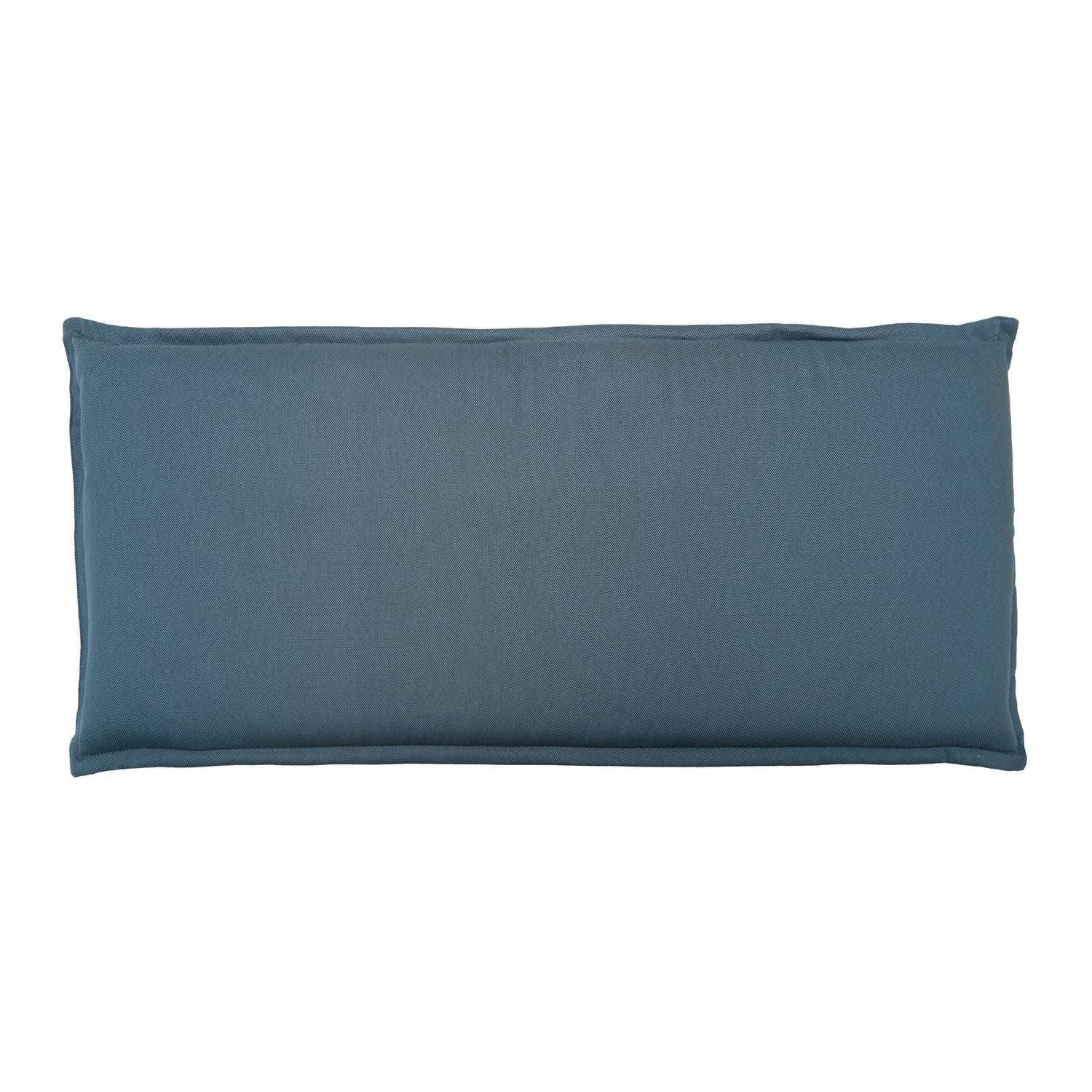 GO-DE Bankauflage TAIL, B 48 x L 115 cm, Hellblau, Polyester, Uni, (1 St), für Gartenbänke