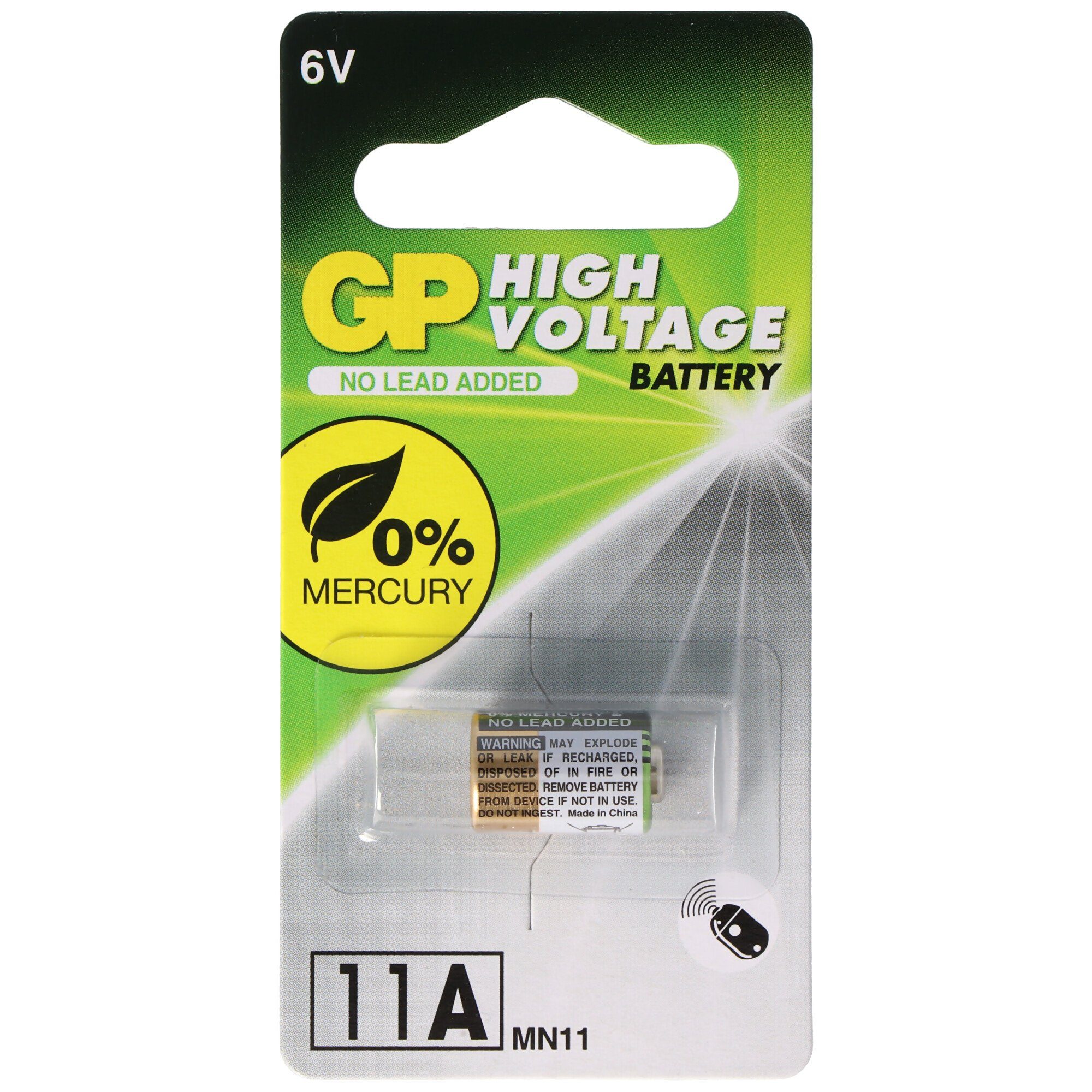 Batterie, Volt (6,0 Alkaline GP 6 High GP Batterie, Batteries Battery V) Voltage GP11A