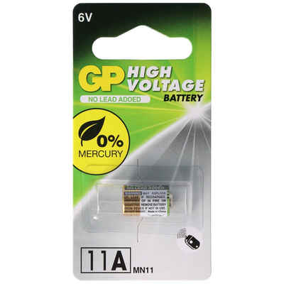 GP Batteries GP11A GP Batterie, 6 Volt Alkaline High Voltage Battery Batterie, (6,0 V)