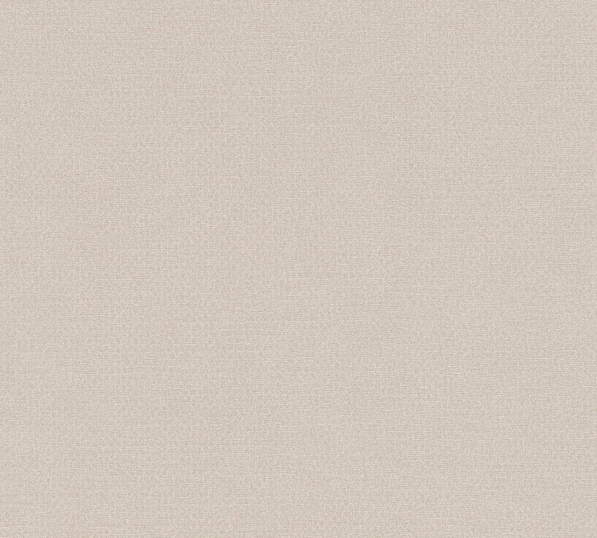A.S. Vliestapete Tapete leicht Beige,Grau Textiloptik, (1 Uni, St), Wand Vlies, Création glänzend, Natural strukturiert, Living leicht