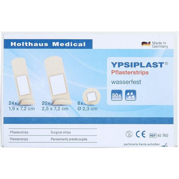 Holthaus Medical Wundpflaster YPSIPLAST® (50 St) wasserfest und elastisch