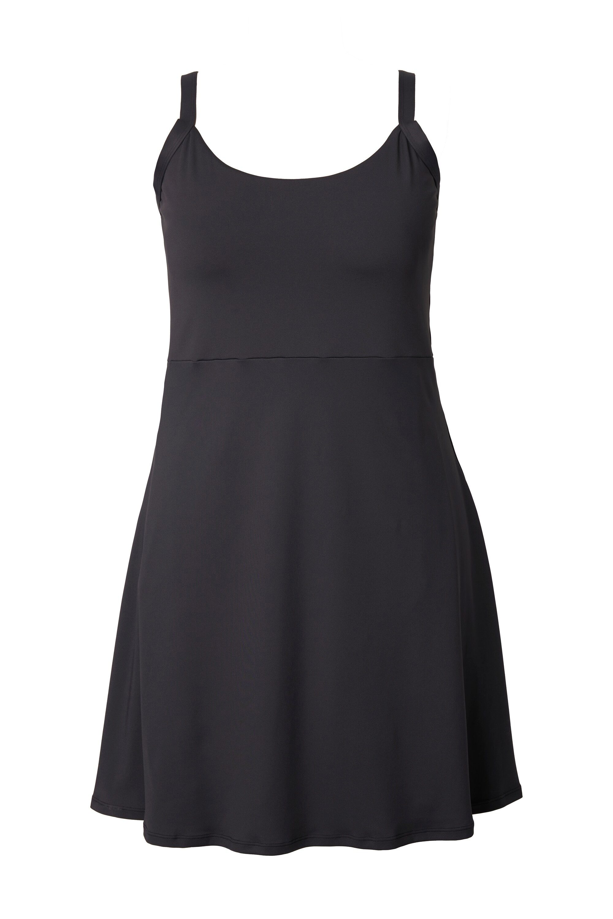 Ulla Popken Minikleid Aktivkleid integrierte Shorts Rundhals ärmellos