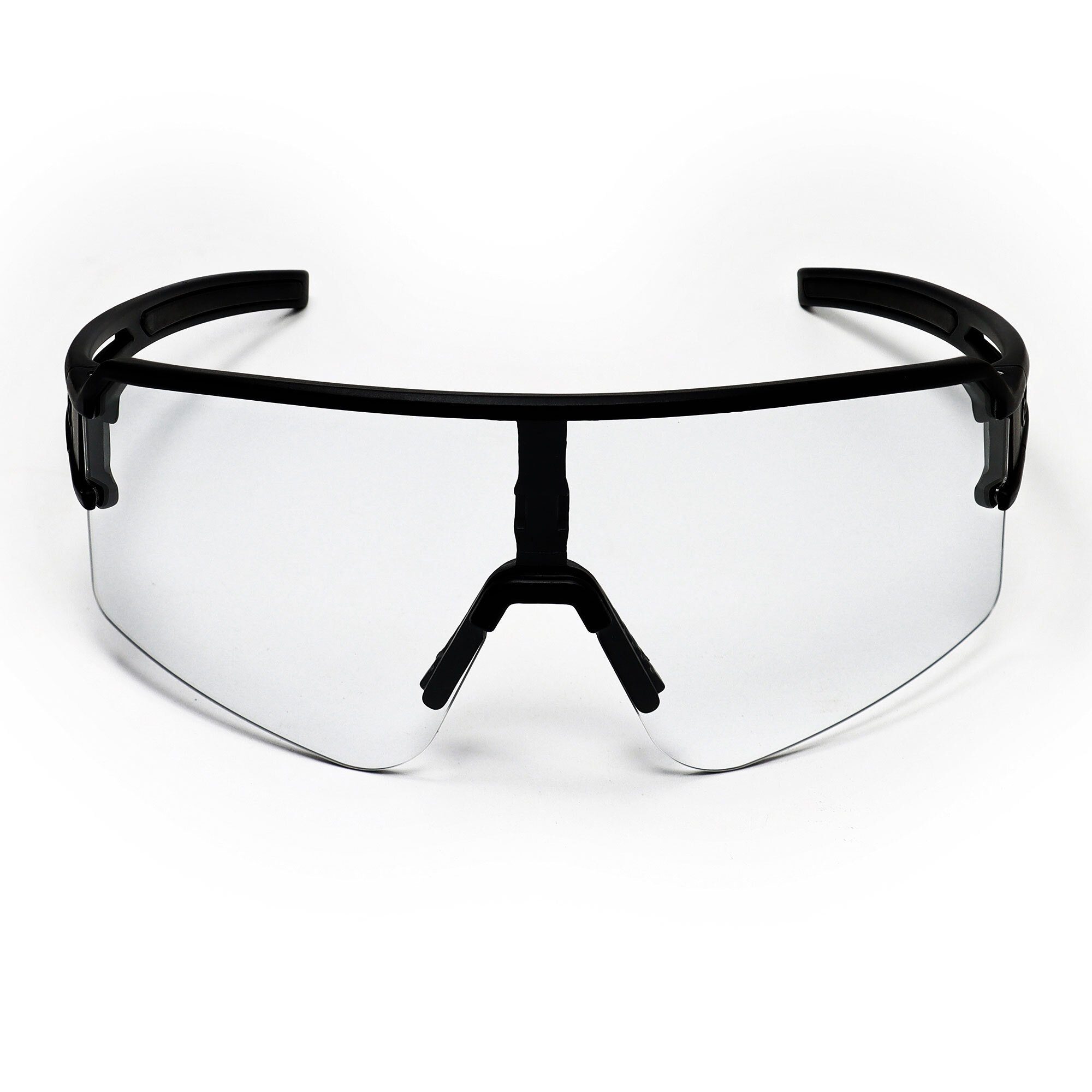 YEAZ Sportbrille SUNSPOT sport-sonnenbrille / Sport-Sonnenbrille weiß/transparent, schwarz transparent