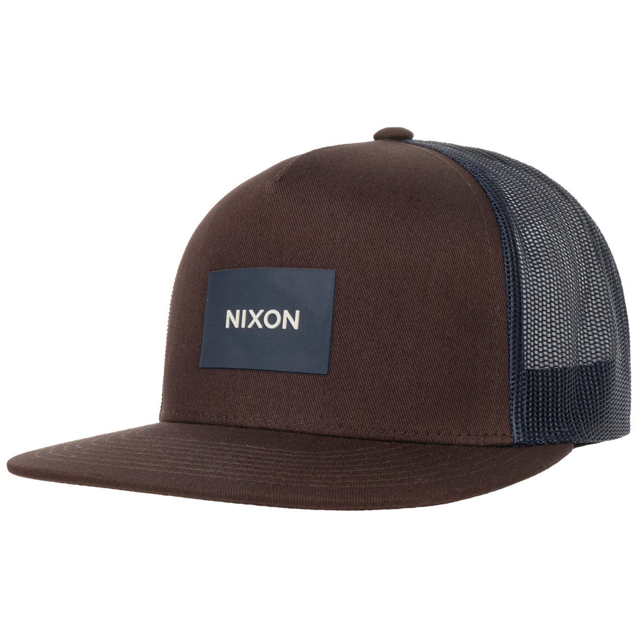 Nixon Snapback (1-St) braun-blau Trucker Cap Basecap
