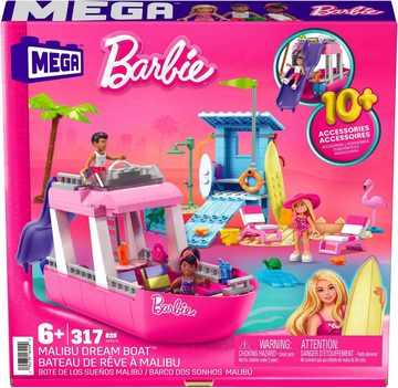 Barbie Puppen Fahrzeug MEGA Traum-Boot, (Set, 317-tlg)