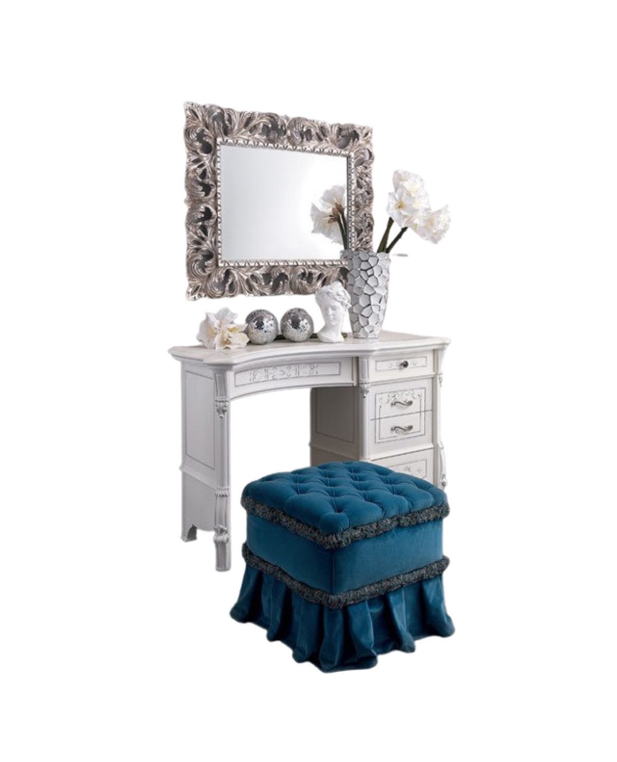 Schminktisch Luxus Schminktisch Spiegel Hocker Schlafzimmer Set Modern