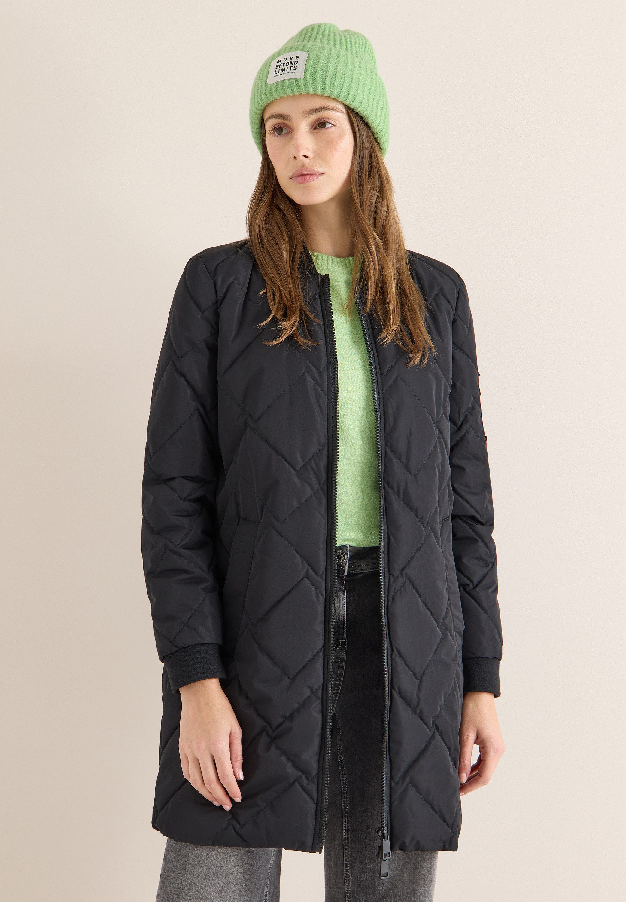 CECIL Schirmmütze aus softem Materialmix