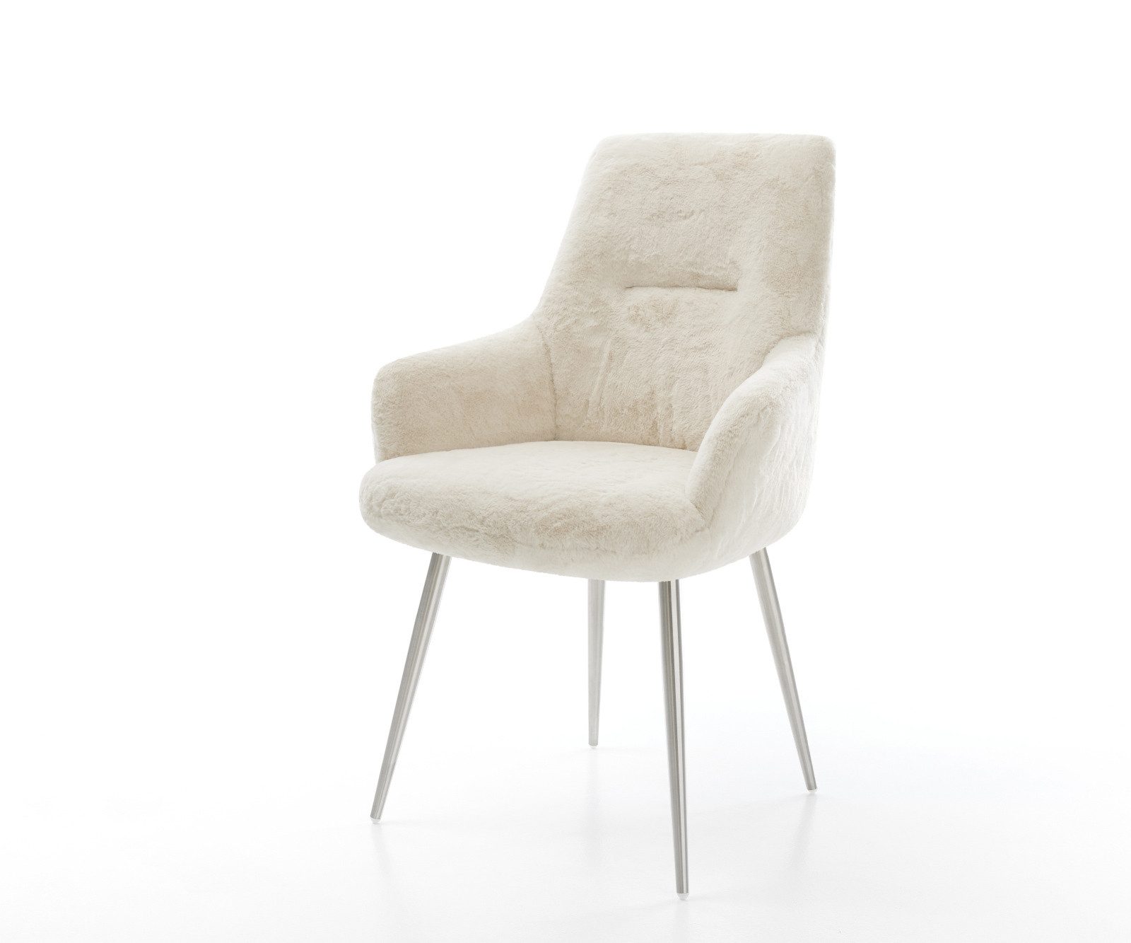 DELIFE Polsterstuhl Zelia-Flex, mit Armlehnen 4-Fuß günstig online kaufen