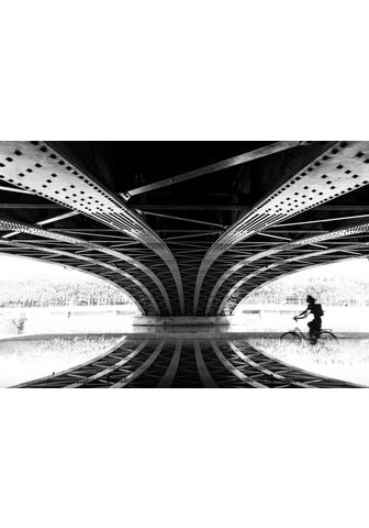 queence Acrylglasbild »Brücke«