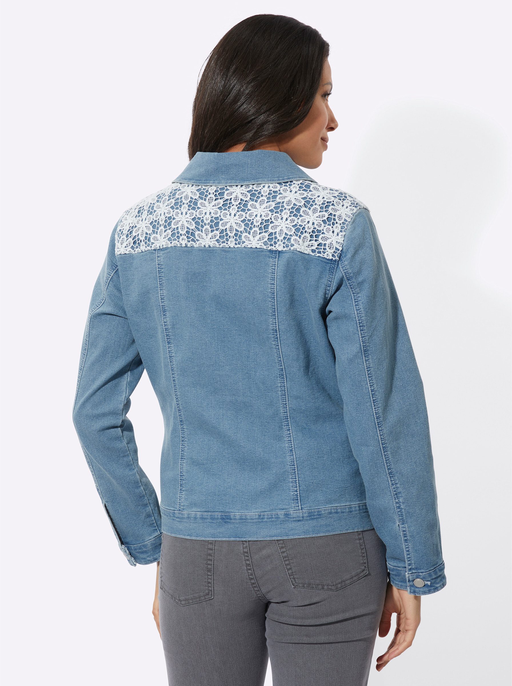 Sieh an! Allwetterjacke Jeansjacke günstig online kaufen