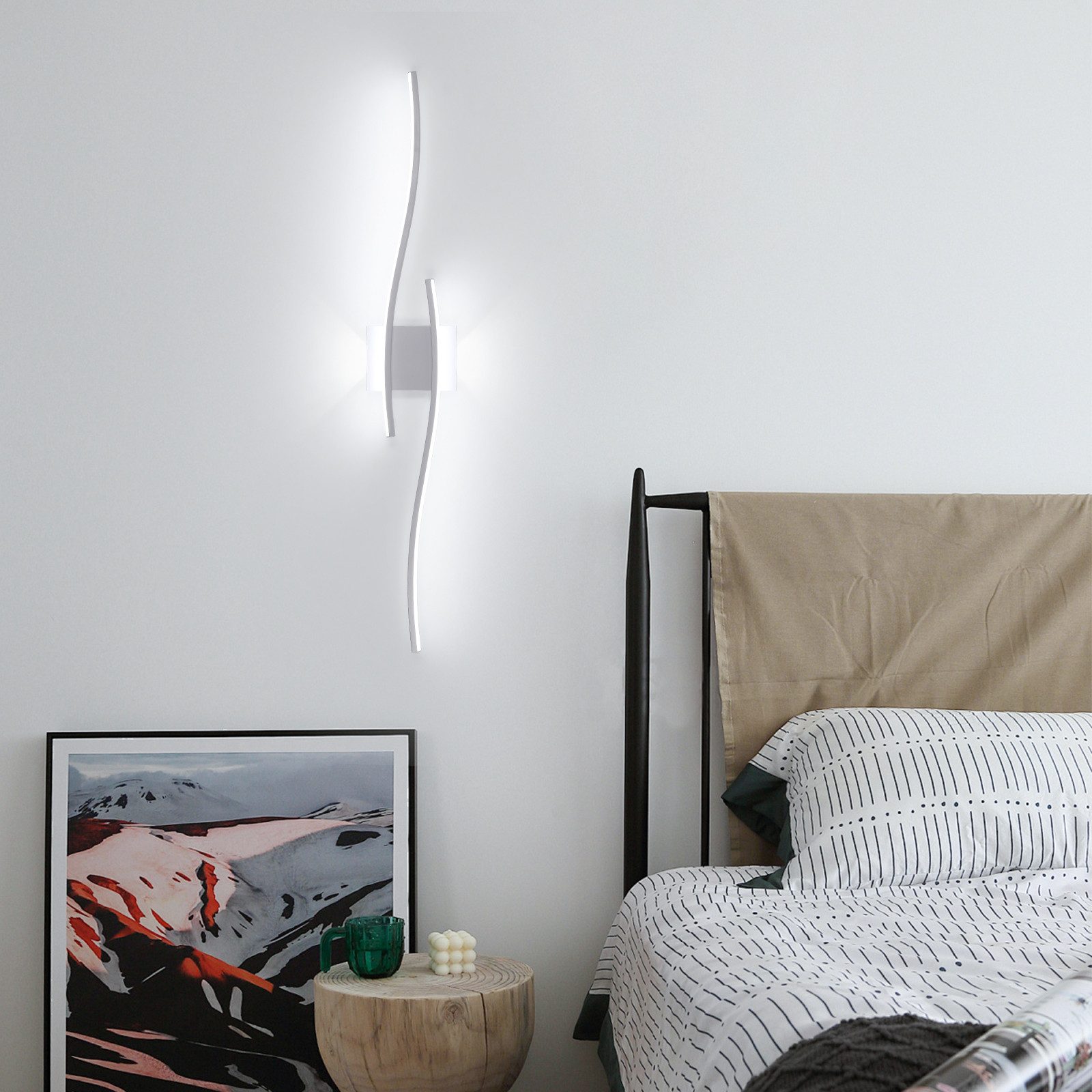 Goeco Wandleuchte Aluminium Wandleuchte,kreative Wandleuchte,89*14*5,5 cm,2 günstig online kaufen