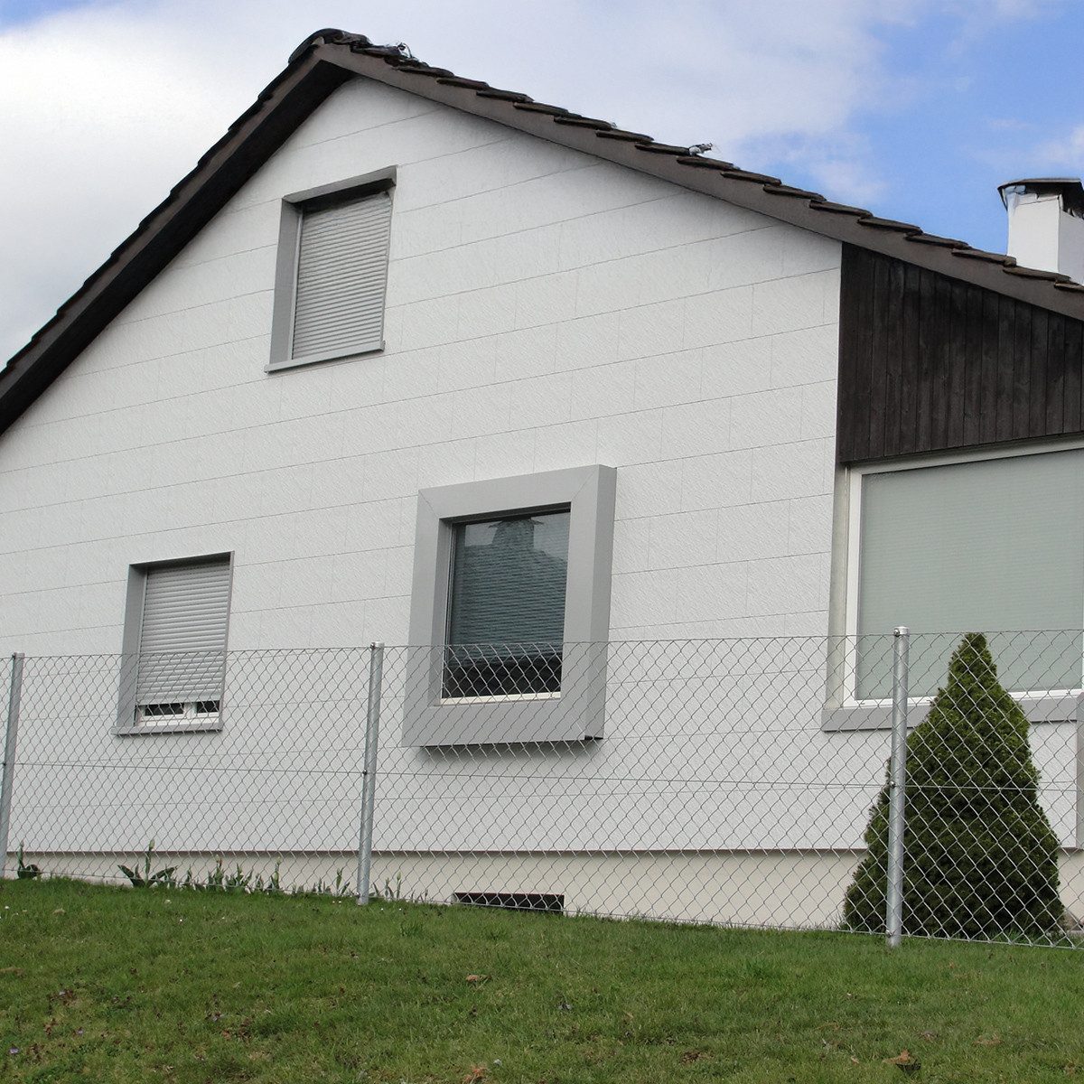 ZF Zierer Verkleidungspaneel Zierer Putzoptik PS 1 Platte 111,5 x 36cm 9 Stück 3,4qm weiß, BxL: 35,9x111,5 cm, 0,4 qm, (Karton mit 9 Platten, 3,60 qm) problemlose Montage, Putzoptik