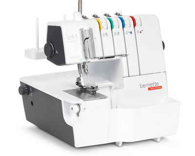 Bernette Nähmaschine b44 Funlock Overlock-Maschine, inklusive Stoffauffangbehälter