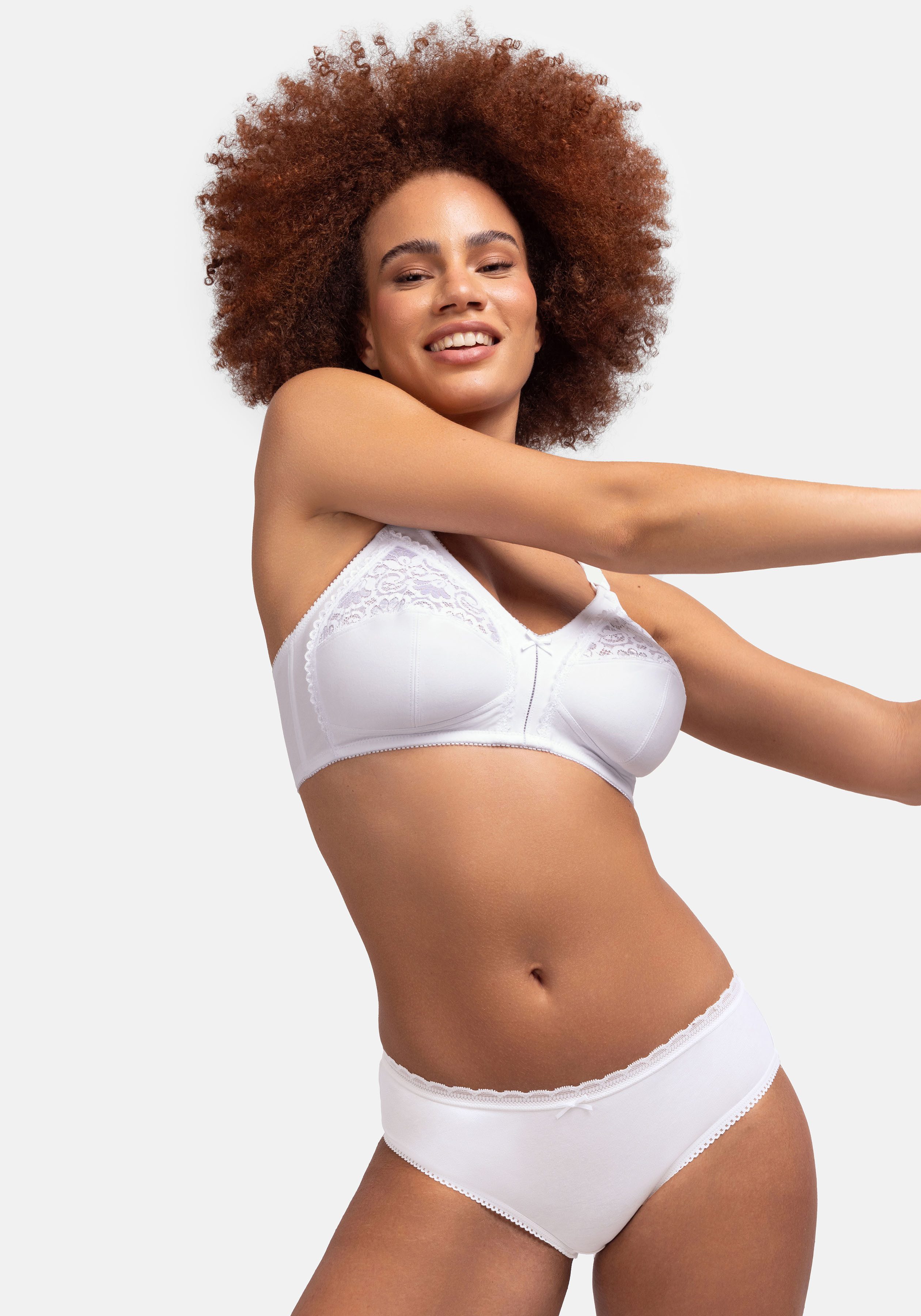Dorina Bralette-BH Monica mit Spitzeneinsätze an den Cups, ohne Bügel, bequem