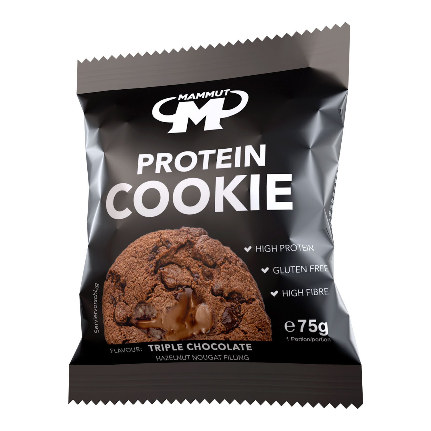 Mammut Nutrition Protein Cookie - 75 g Cookie Keks, 750 g
