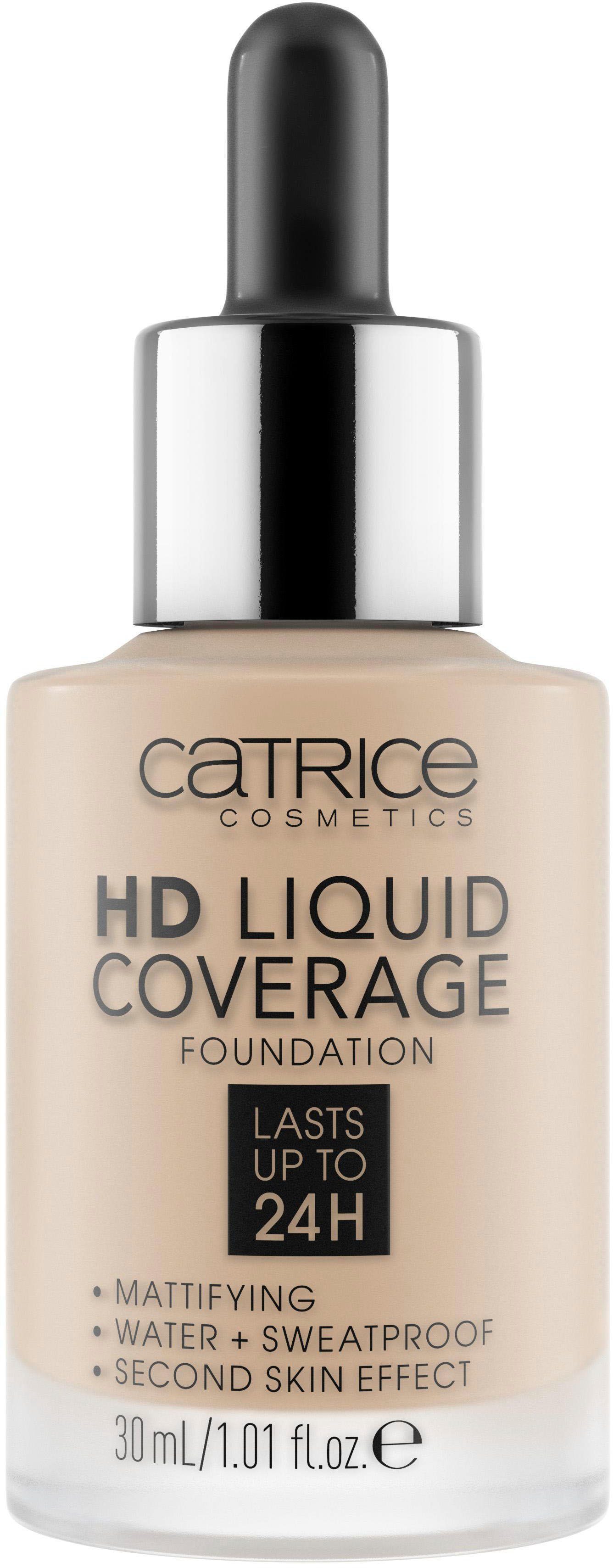 Catrice Foundation HD LIQUID COVERAGE FOUNDATION, mit leichter Textur