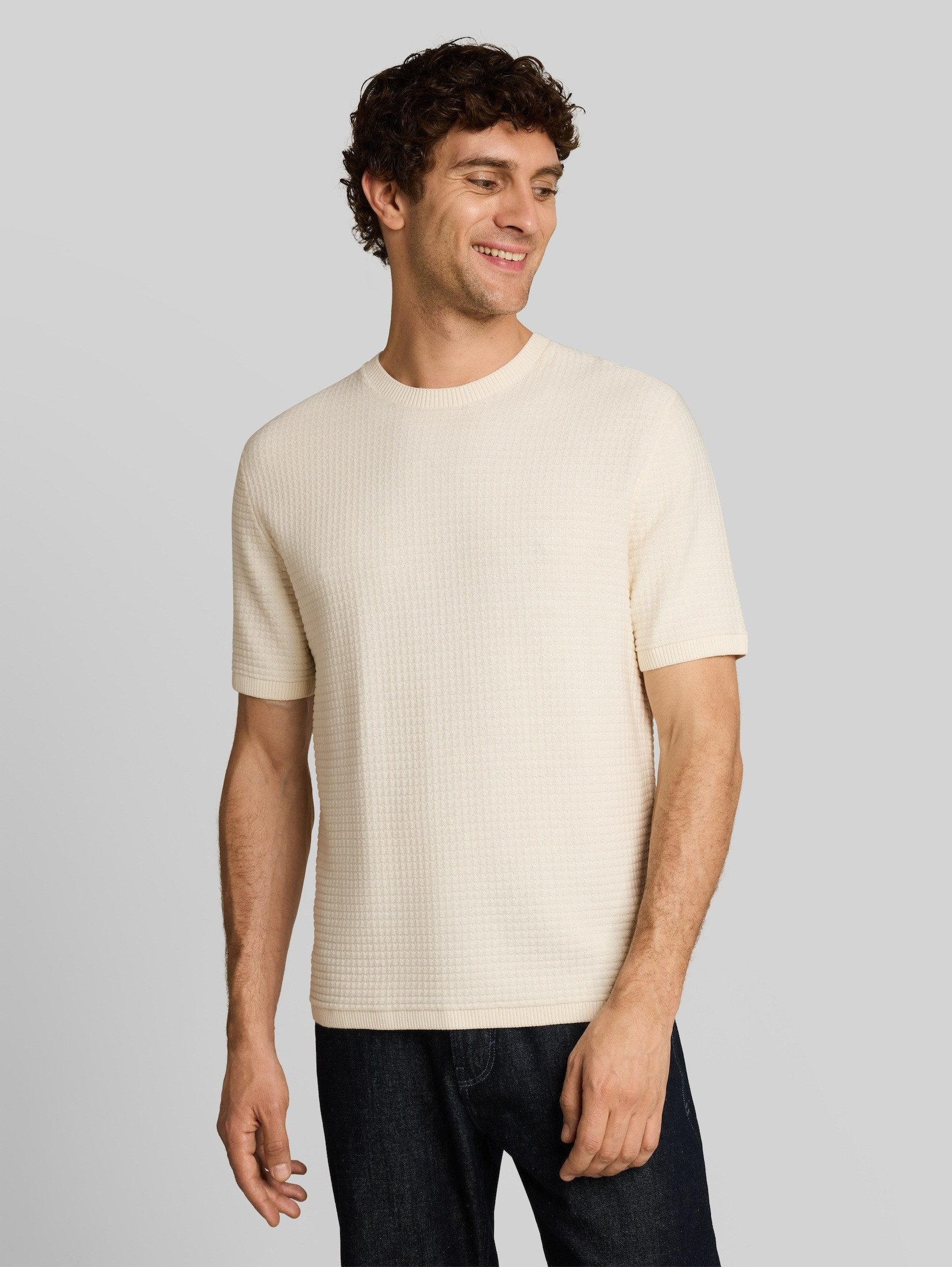 TOM TAILOR Denim T-Shirt Pullover & Strickjacken (im Einserpack) Relaxed Fit Strickpullover aus Baumwolle