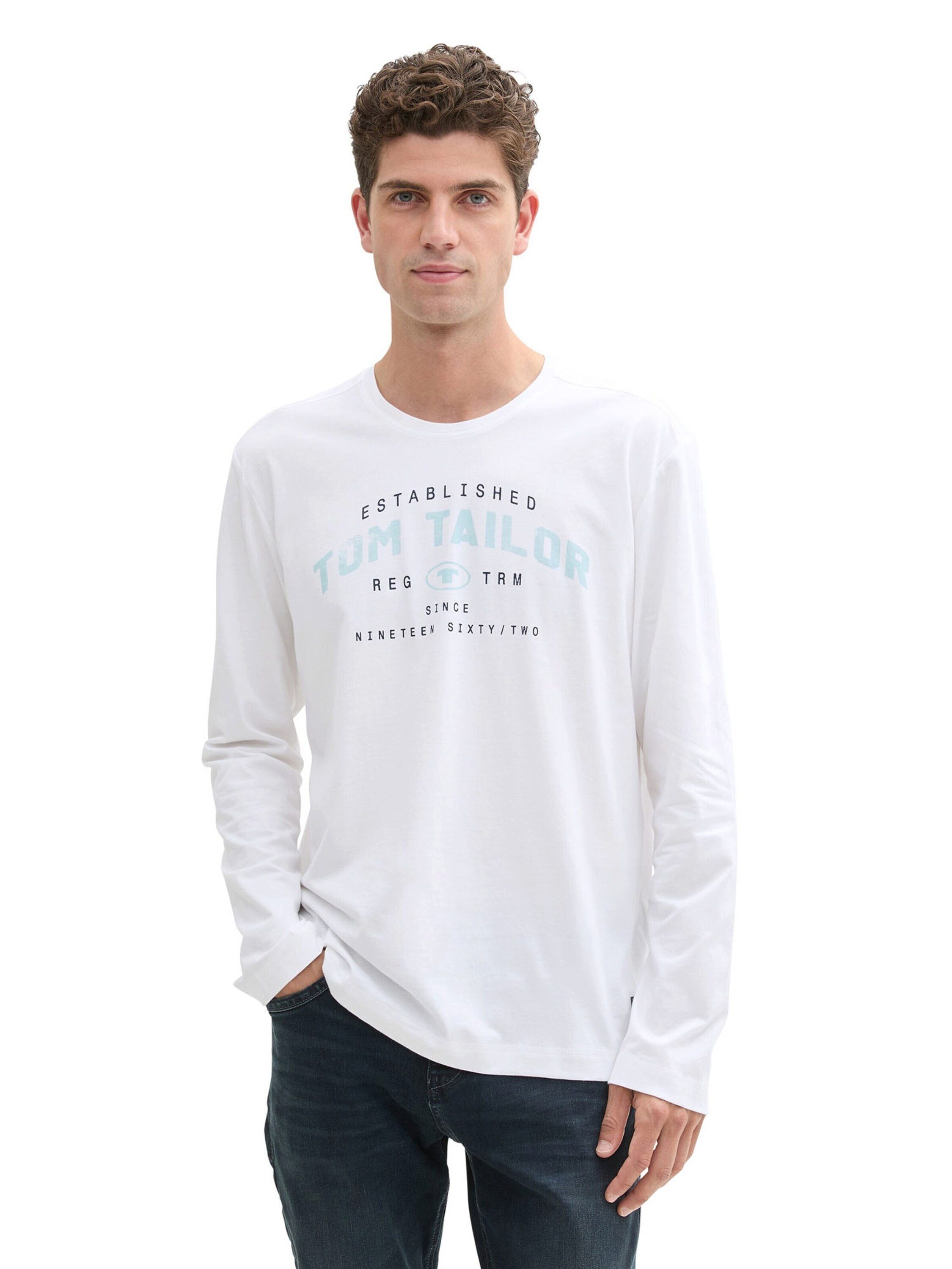 TOM TAILOR Langarmshirt (1-tlg) Plain/ohne Details