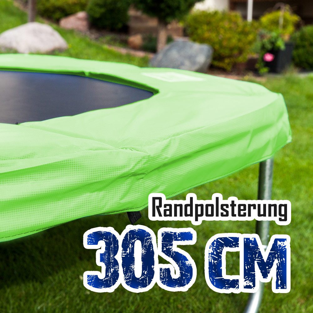 Trampolin-Randabdeckung 305cm Hellgrün