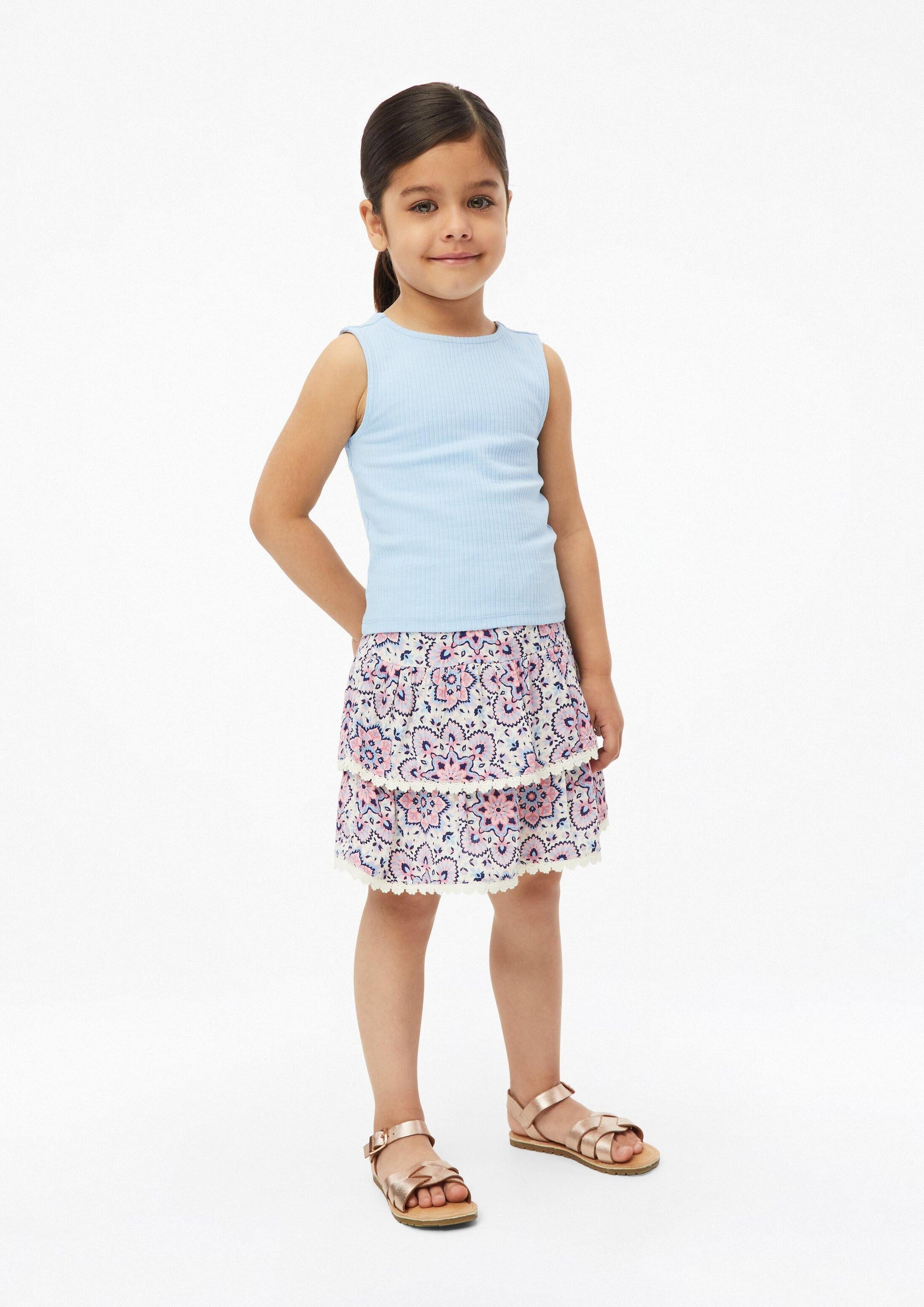 s.Oliver Minirock Rock Rock aus Crinkle-Viskose mit integrierter Shorts