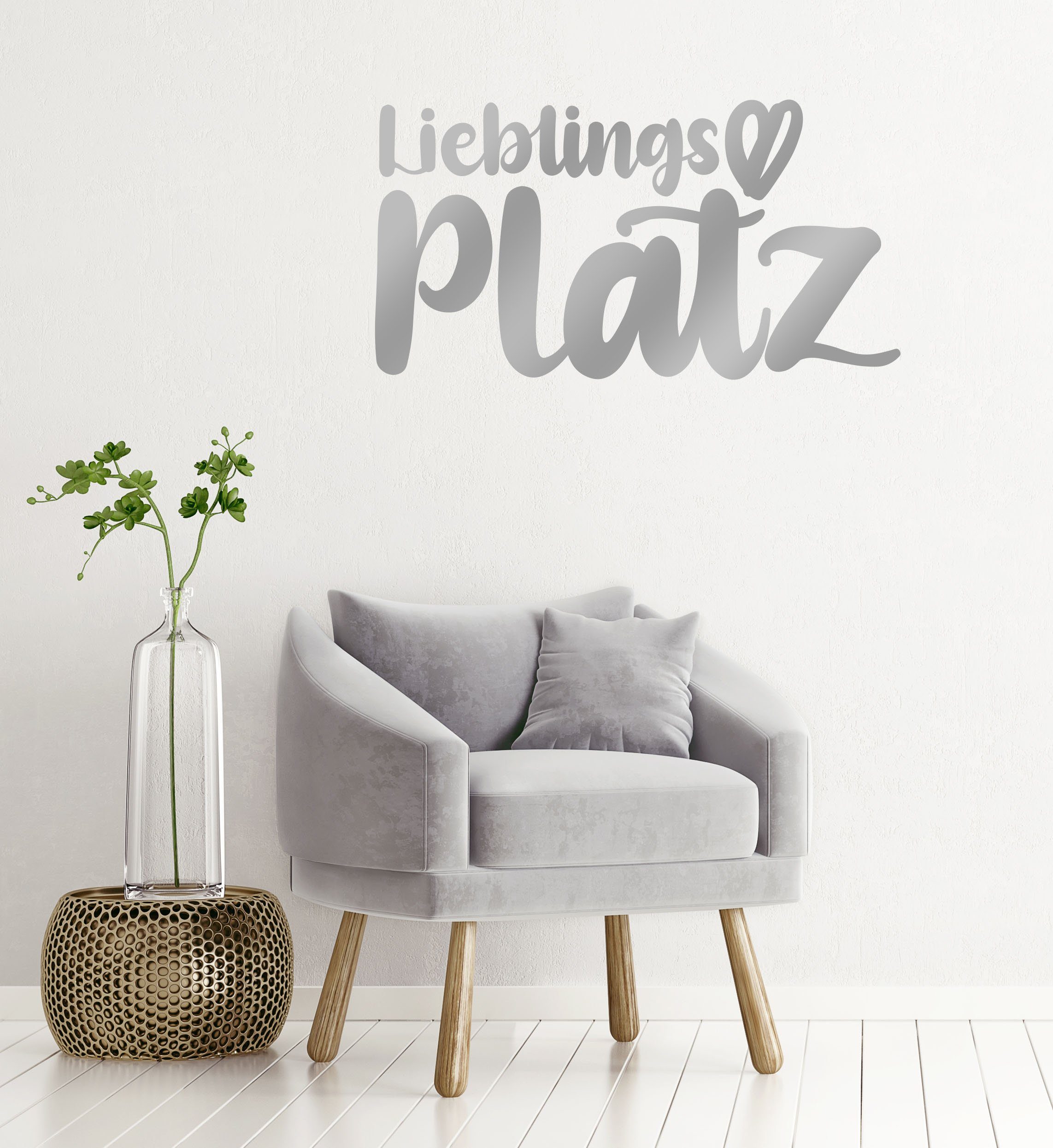 queence Wandtattoo »LIEBLINGSPLATZ« (1 Stück)-HomeTrends