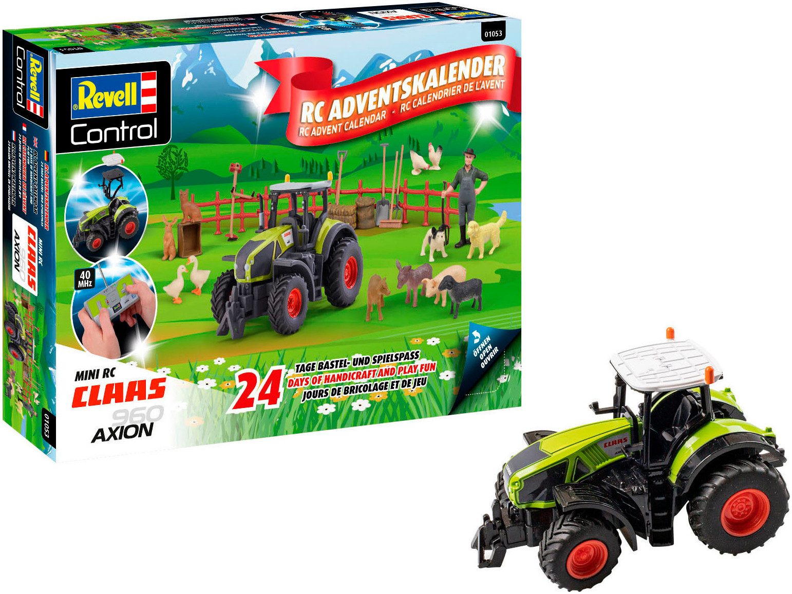 Revell® Spielzeug-Adventskalender Bauernhofabenteuer, mit RC Traktor günstig online kaufen