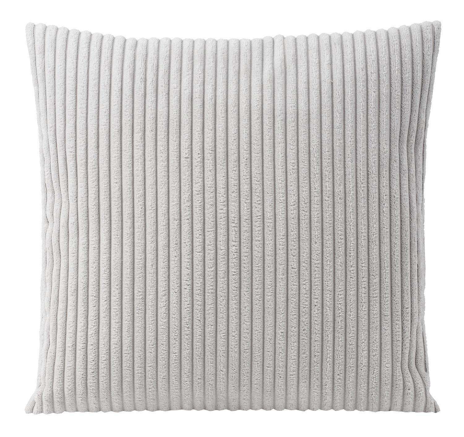 Gözze Kissenhülle ANAFI, 40 x 40 cm, Grau, Polyester, Cordoptik, (1 Stück), mit Reißverschluss