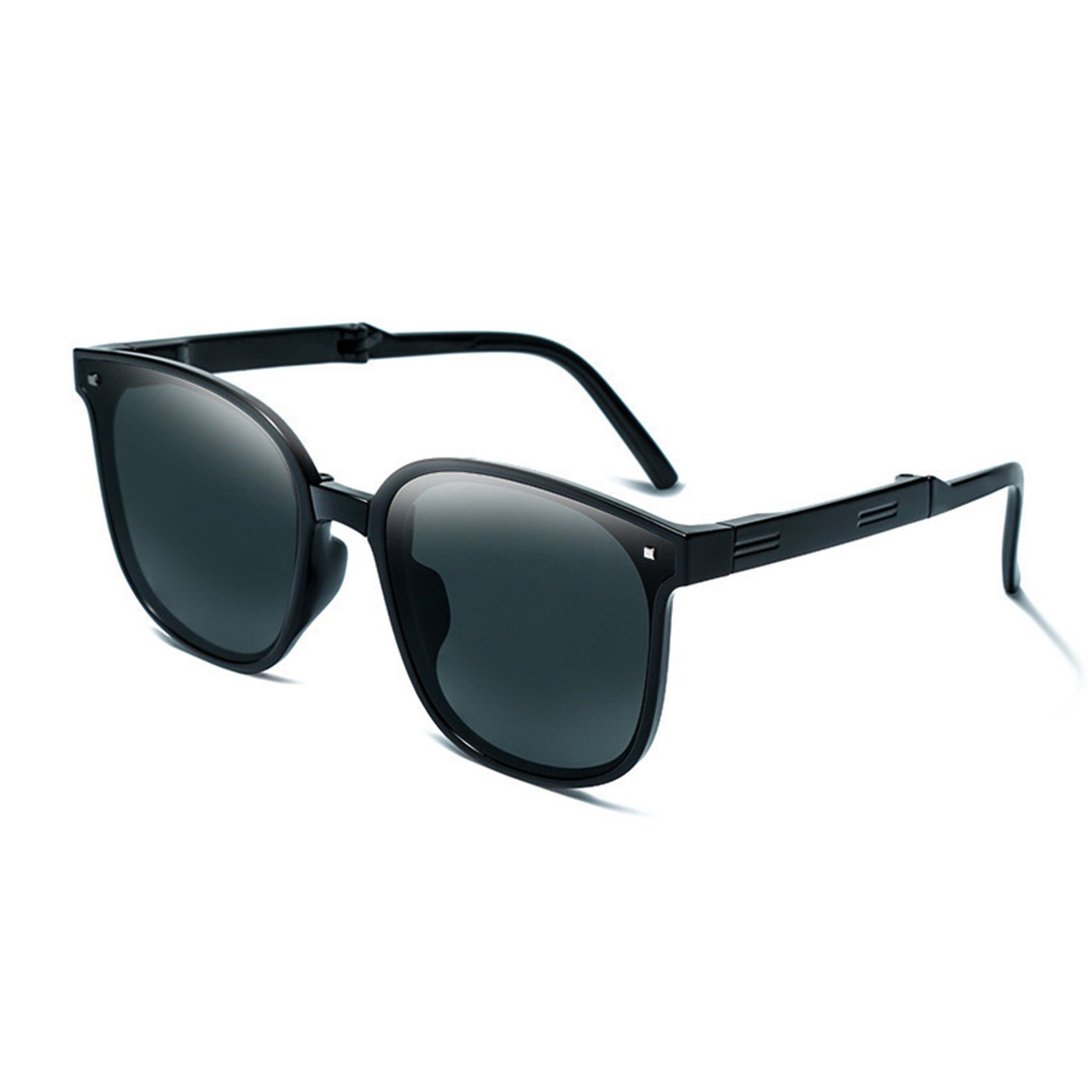 Blusmart Retrosonnenbrille Faltbare Damen-Sonnenbrille, Tragbar, Blendfrei, Sonnenschutzbrille jazz black | Sonnenbrillen