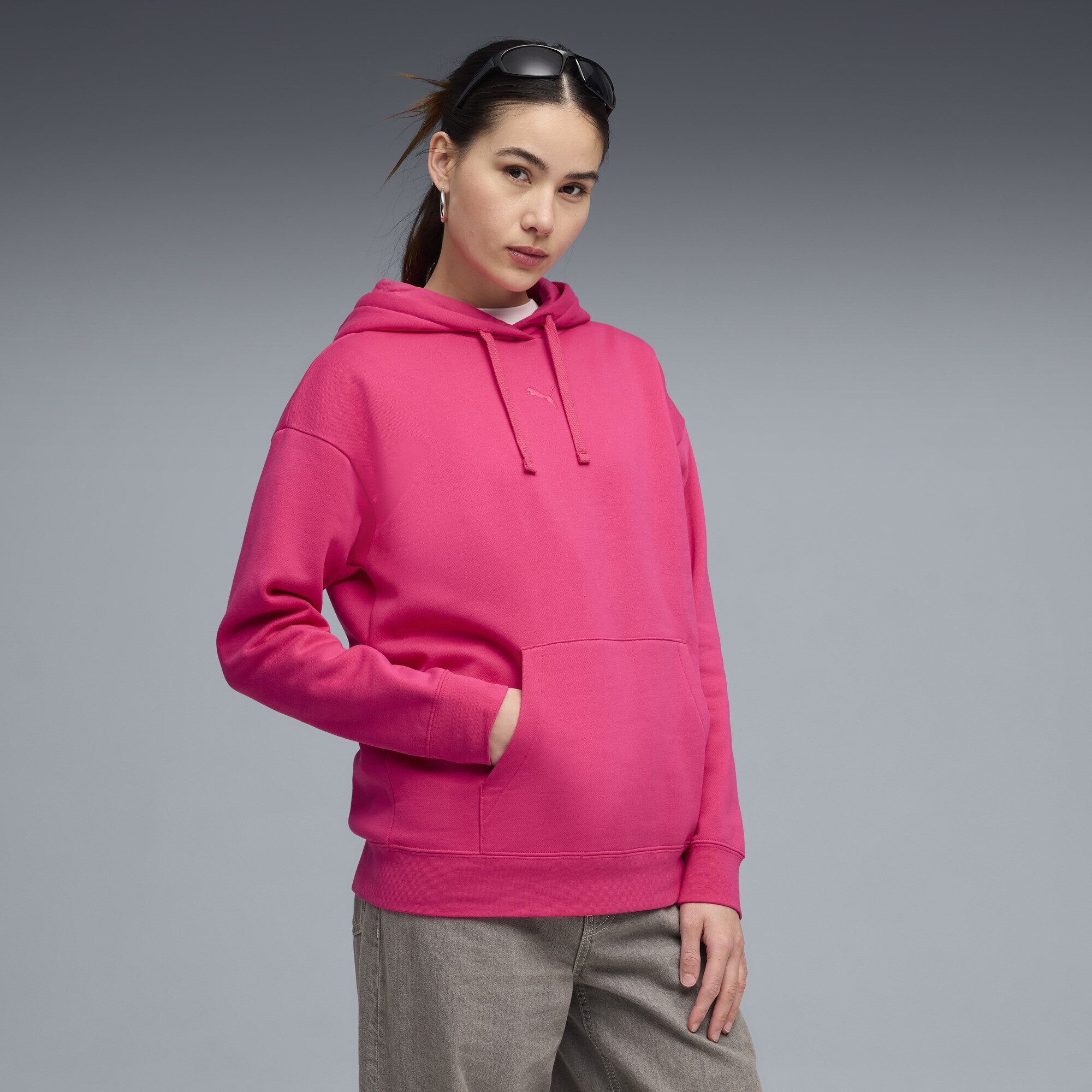 PUMA Hoodie Essentials Fleece Relaxed Hoodie Damen