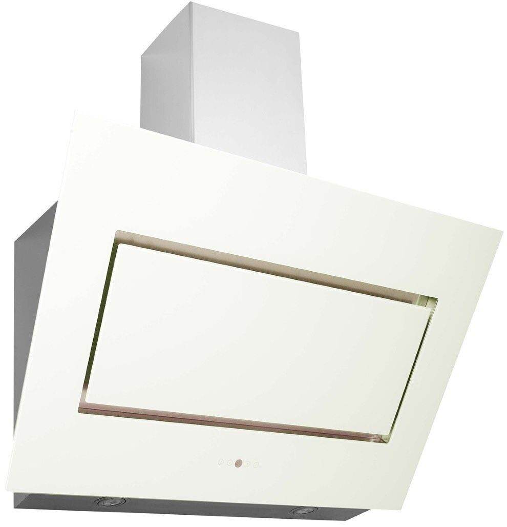 Baumann Kaminhaube Vista 60 w Vista 60 w, Dunstabzugshaube 60cm 850m³/h Abluft Umluft Edelstahl