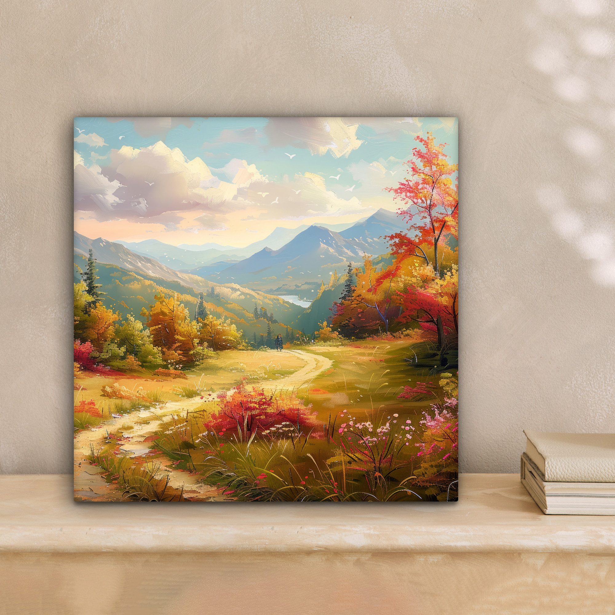 OneMillionCanvasses® Leinwandbild Landschaft - Illustration - Natur, Fotodr günstig online kaufen
