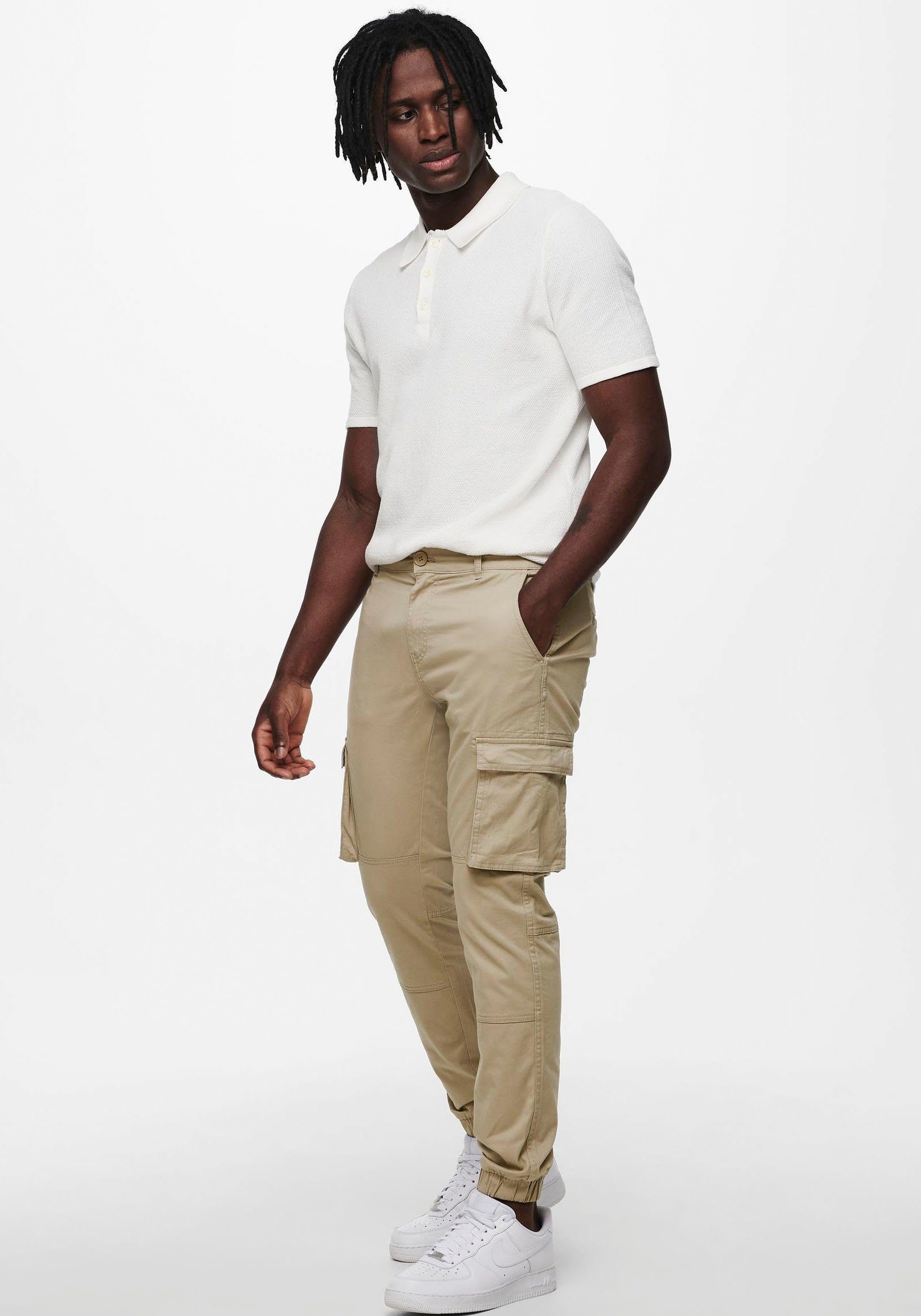 ONLY & SONS Cargohose ONSCAM STAGE CARGO CUFF LIFE 6687 NOOS