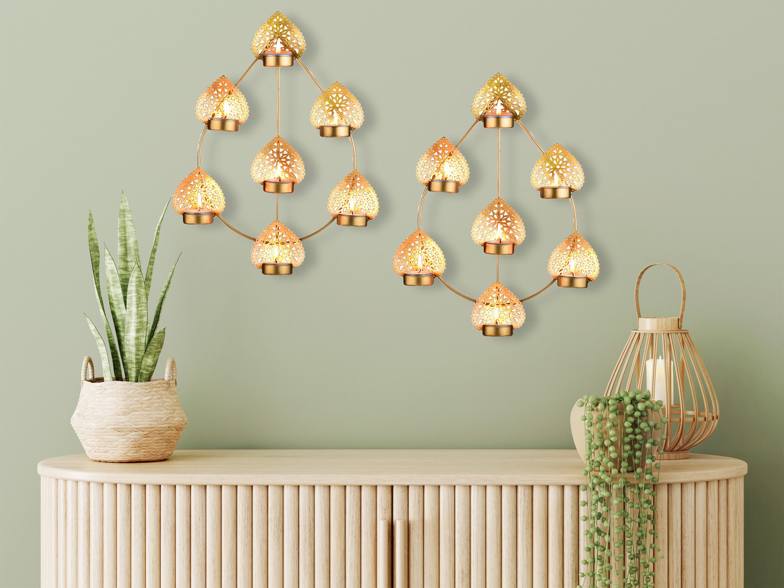Marrakesch Orient & Mediterran Interior Wandkerzenhalter Orientalische Deko günstig online kaufen