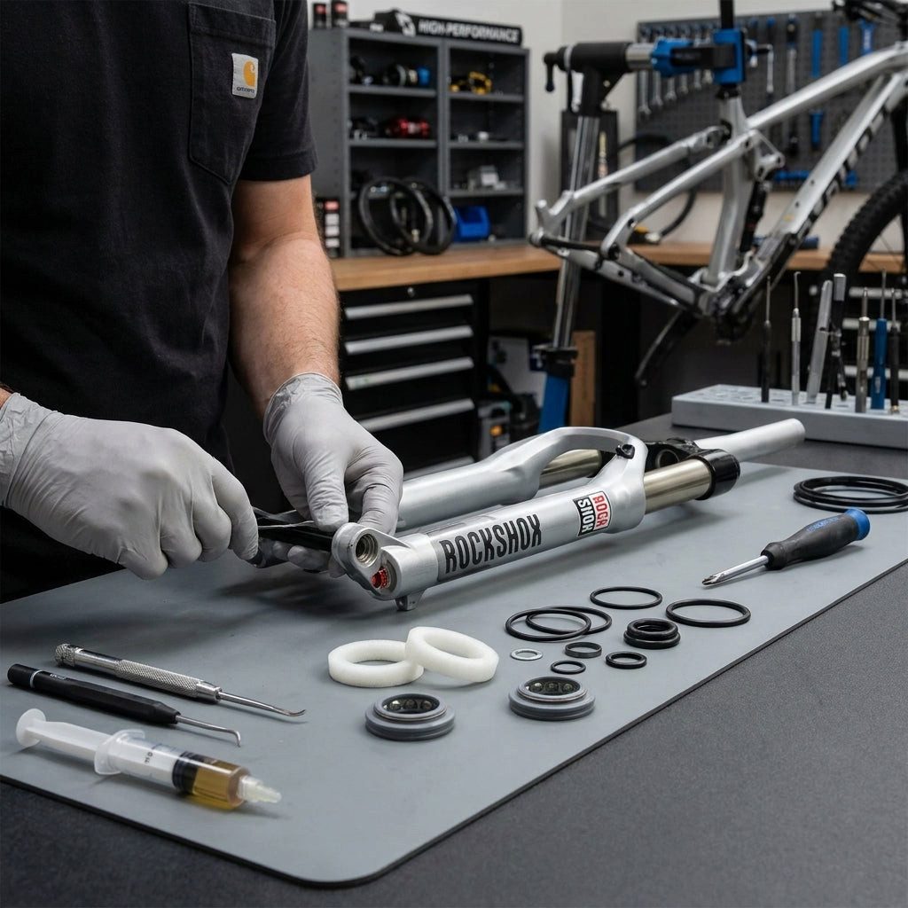 RockShox Federgabel RockShox Federgabel Service-Kit Recon Silber Gabel Service-Kit Basic (