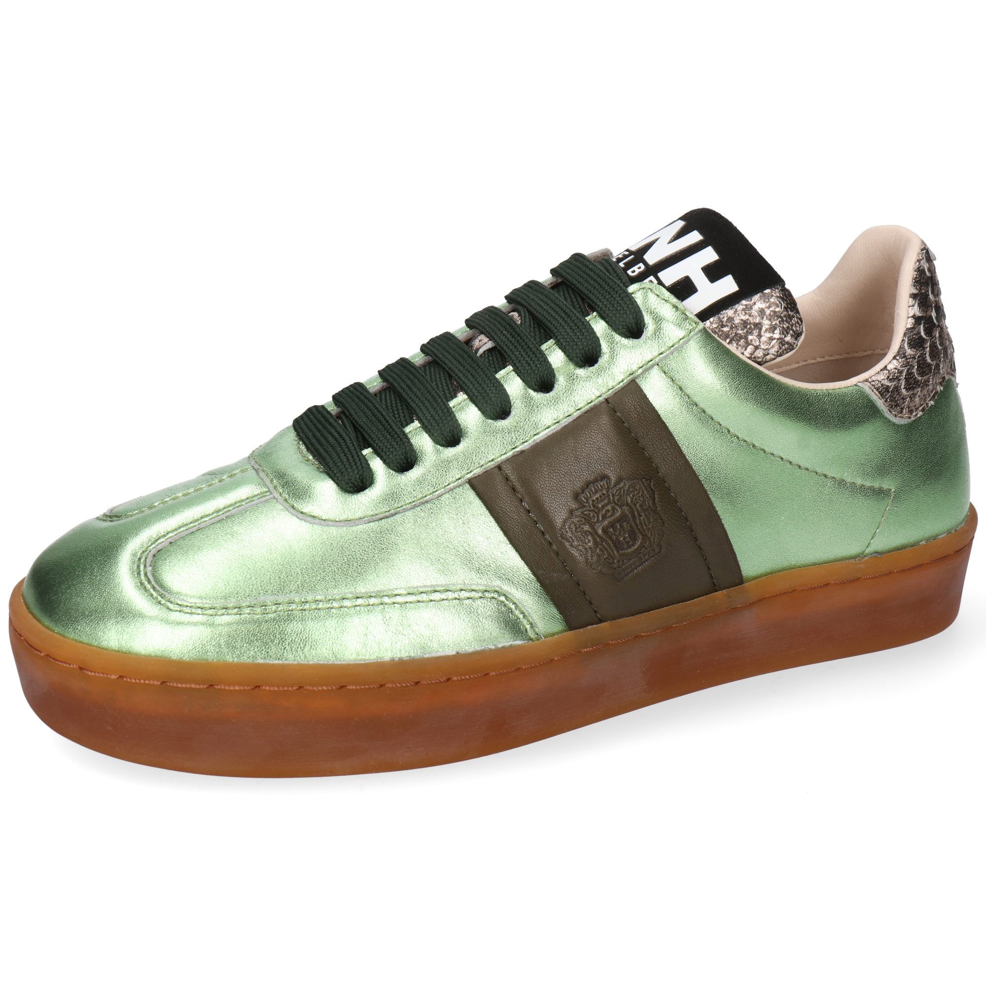 Melvin & Hamilton Amira 1 Leder-Sneakers für Damen Sneaker Flache Absätze, Echtes Leder, Herausnehmbare Innensohle, Latex Sohle
