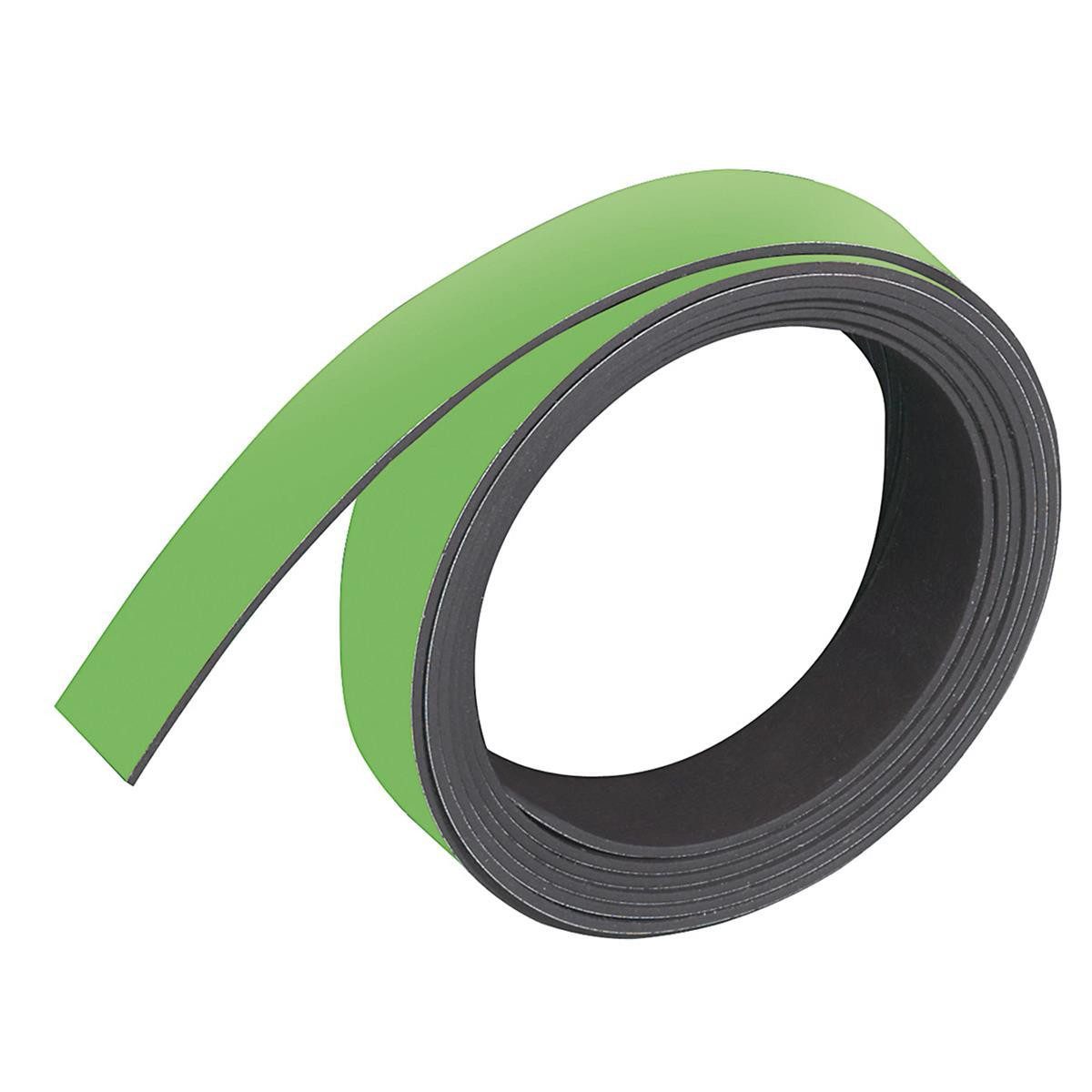 FRANKEN Magnet-Werkzeugleiste FRANKEN Magnetband, (L)1.000 x (T)10 x (H)1 mm, hellgrn