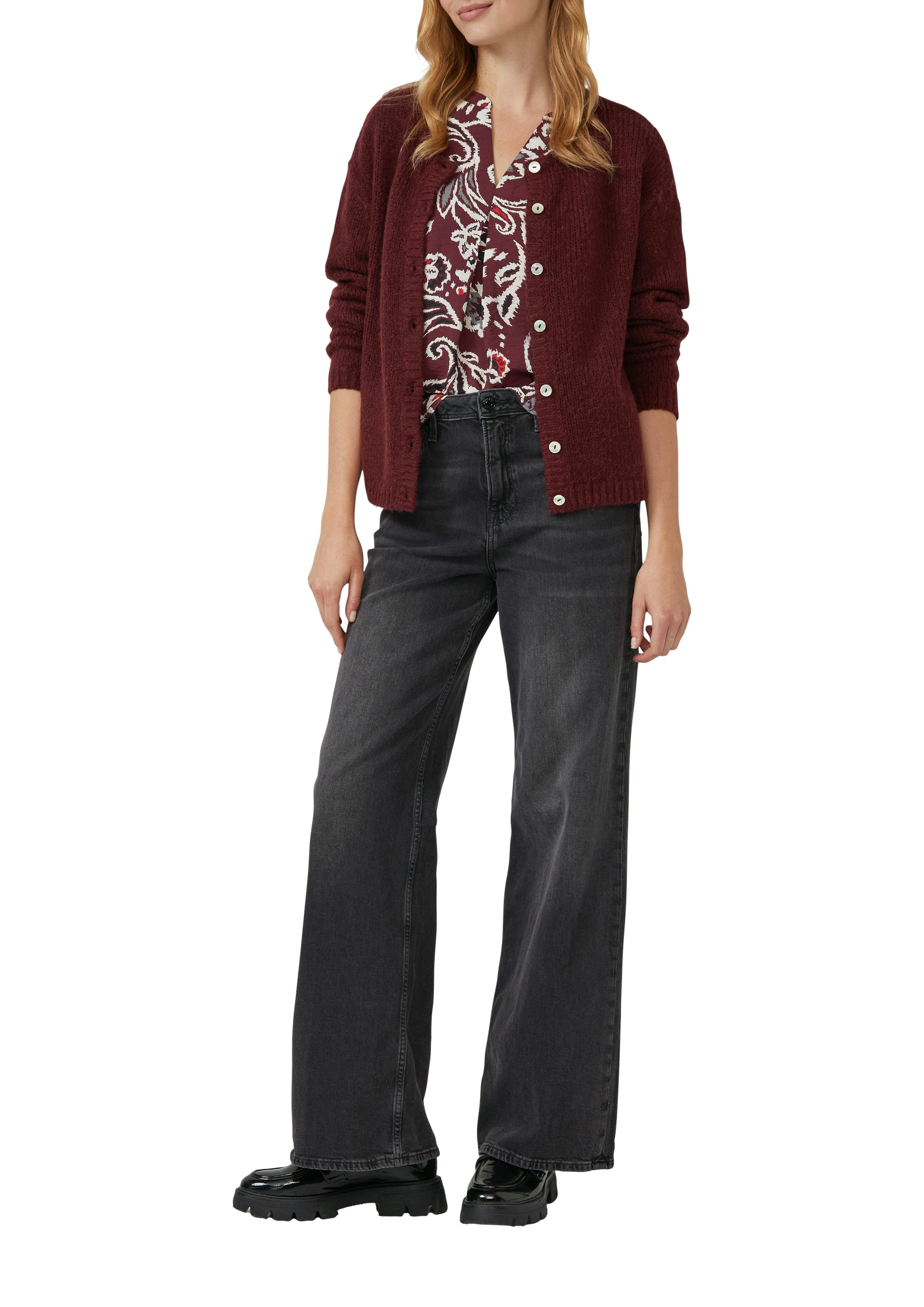 s.Oliver Langarmbluse mit floralen Muster günstig online kaufen