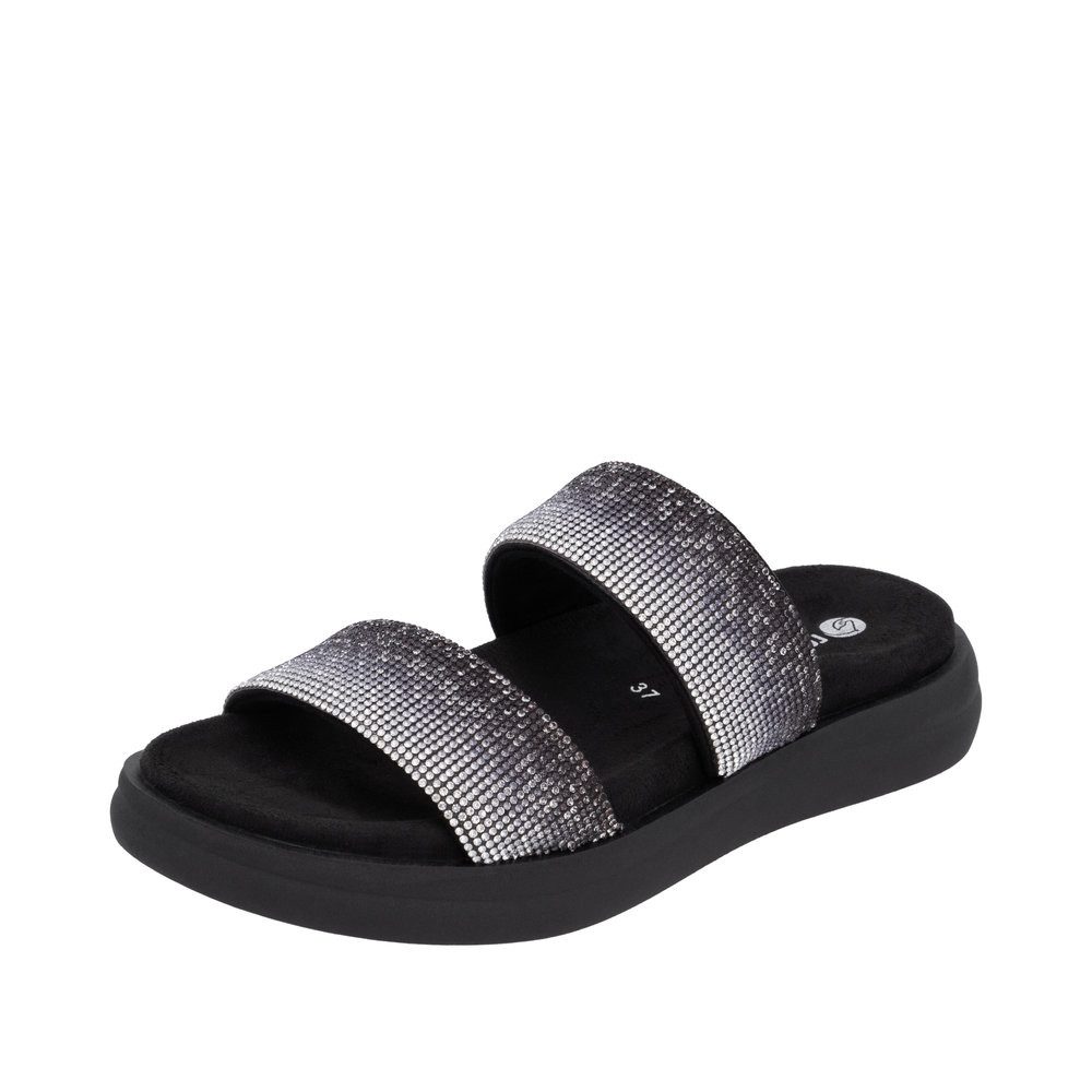 Remonte Remonte Damen Pantolette D2N50-03 schwarz kombi Pantolette