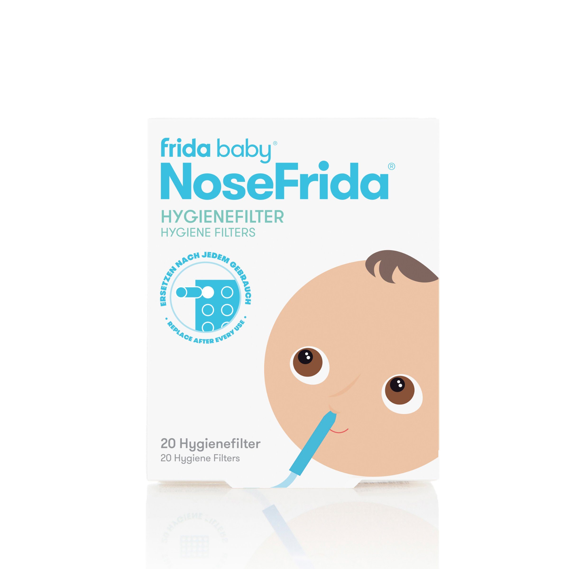 Frida Nasensauger-Ersatzteile Hygienefilter, 20er-Pack