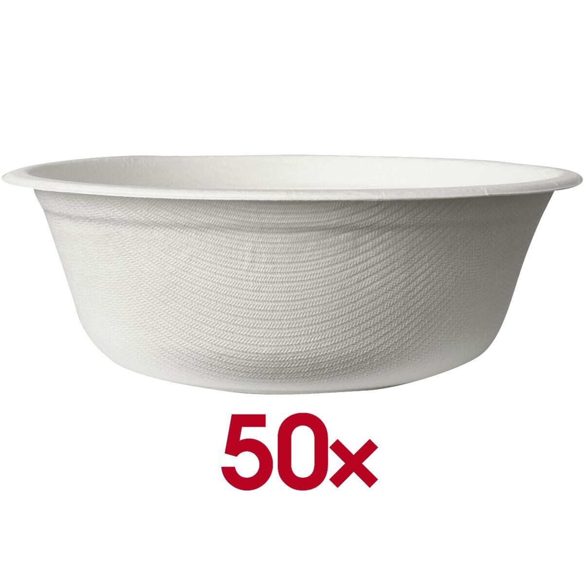 PAPSTAR Teller pure, (50 St), Ø 15,5 cm, Zuckerrohr