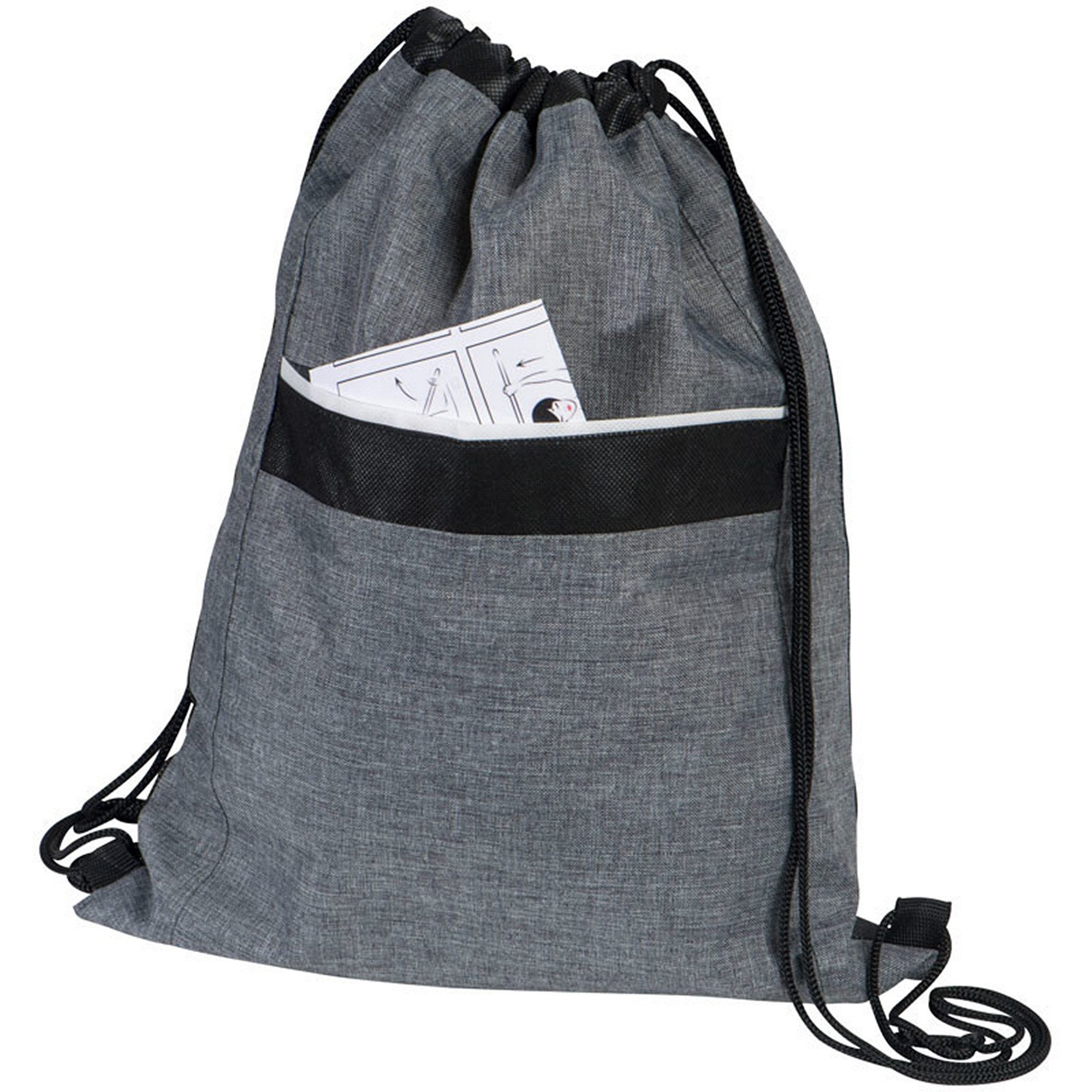 Easy Gifts Gymbag Sportbeutel aus 300D Snow-Polyester und Non-Woven mit Vor günstig online kaufen