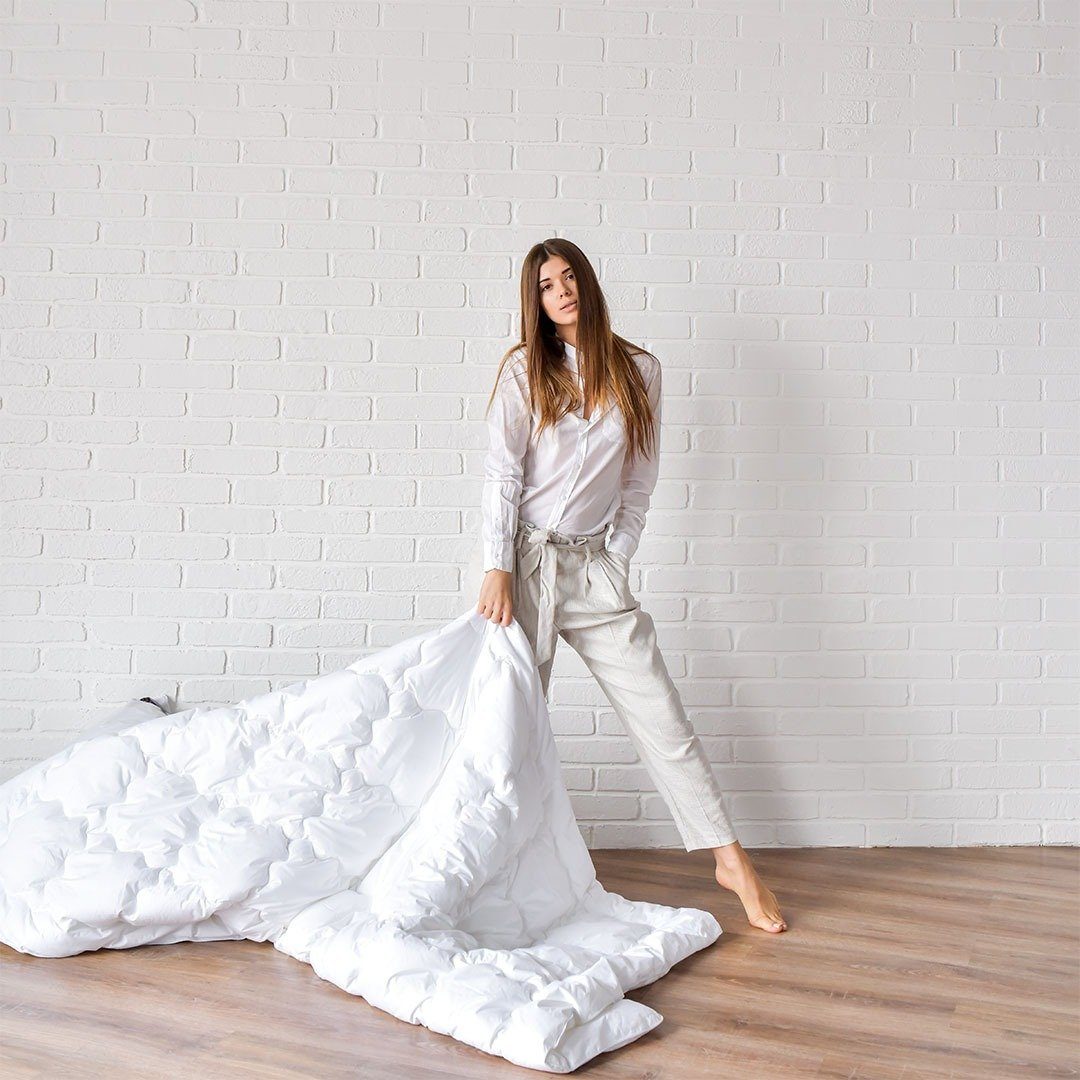 SEI Design Microfaserbettdecke SWAN De Luxe Winter 155x220 cm, Füllung: 100 günstig online kaufen