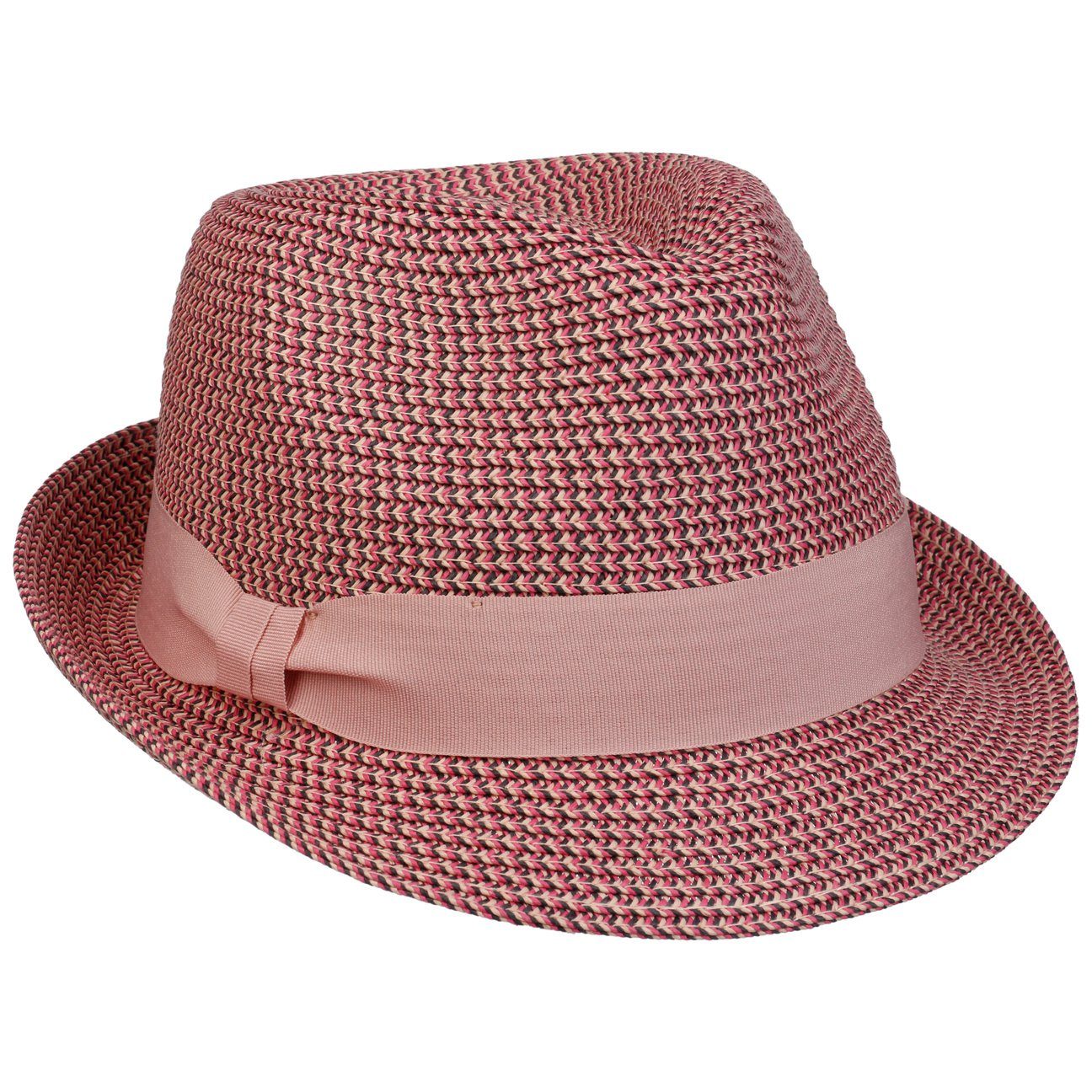 Seeberger Sonnenhut mit Damenhut (1-St) Ripsband pink