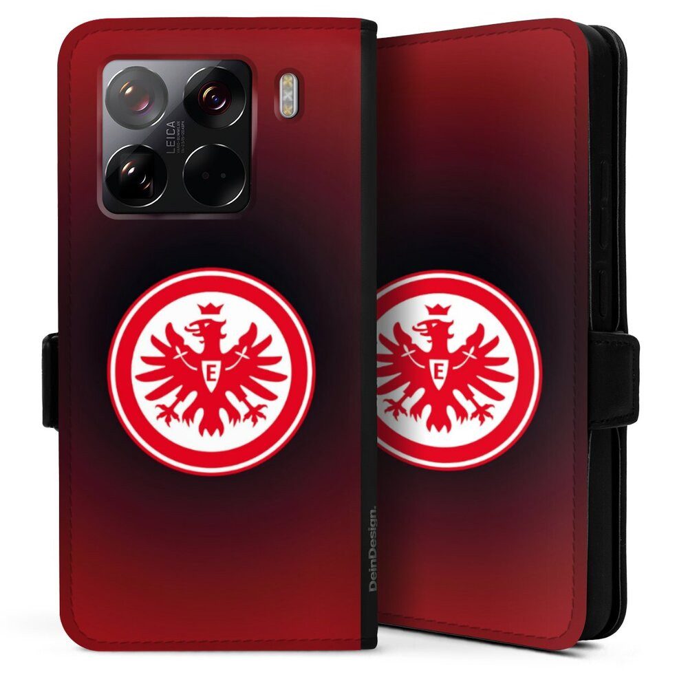 DeinDesign Handyhülle Eintracht Frankfurt Offizielles Lizenzprodukt Wappen, Xiaomi 15 5G Hülle Handy Flip Case Wallet Cover Handytasche Leder
